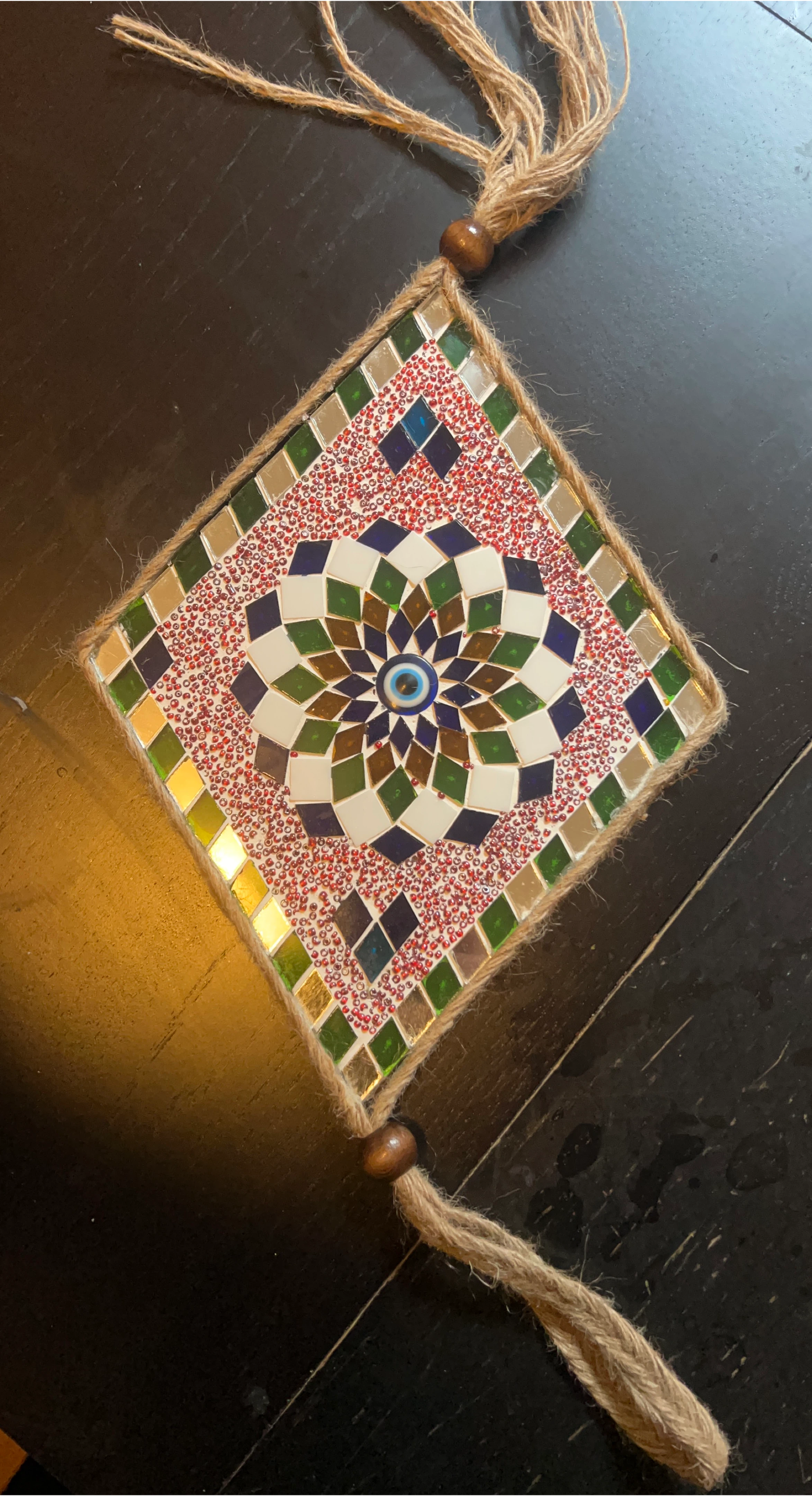 Mosaic Evil Eye Wall Hanging