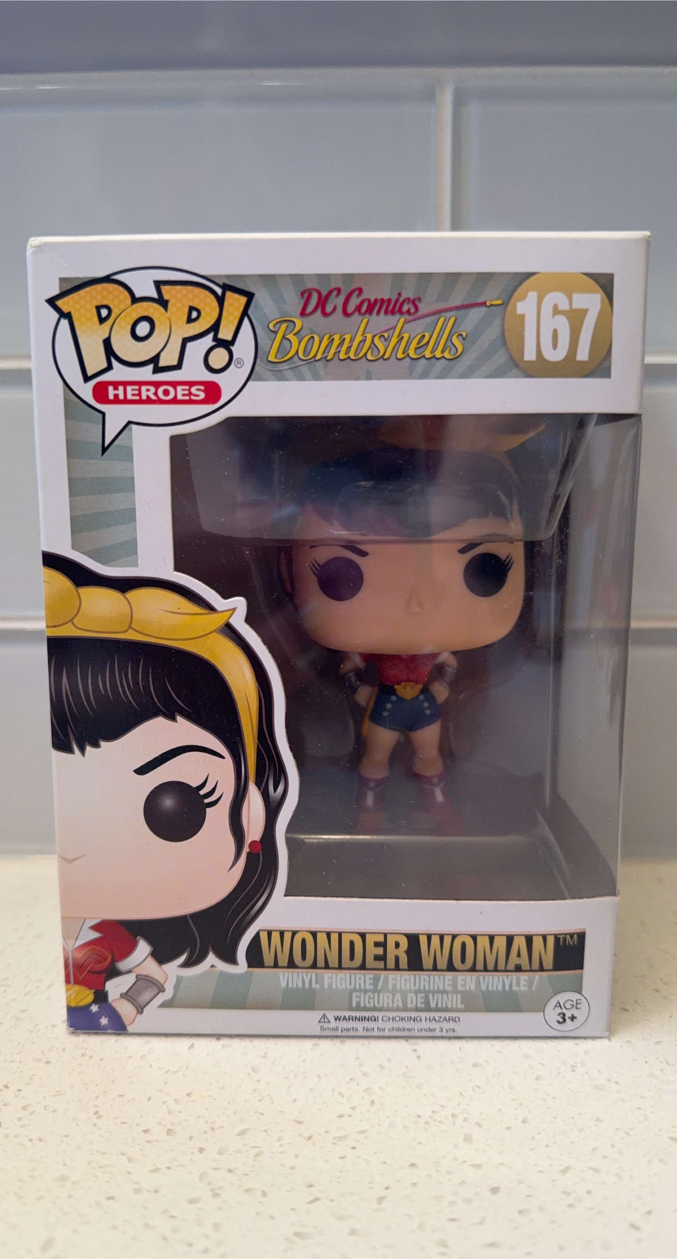 New DC Comics Bombshells Wonder Woman Pop! Vinyl Figure