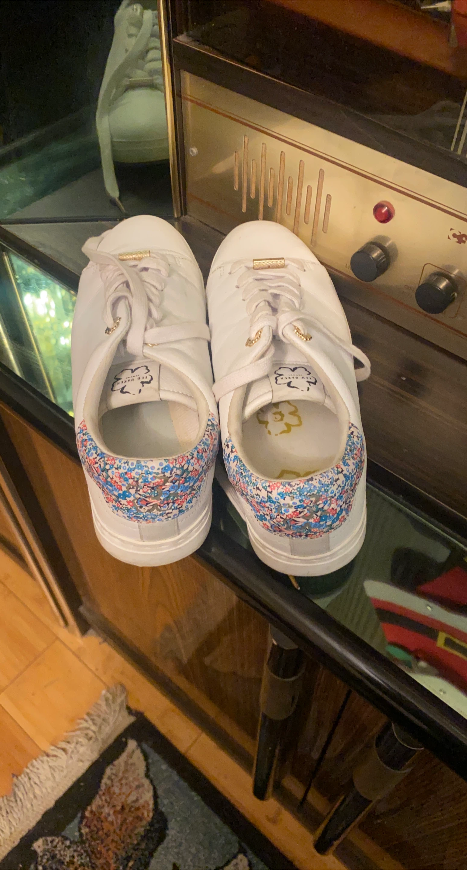Ted Baker London White Leather Sneakers