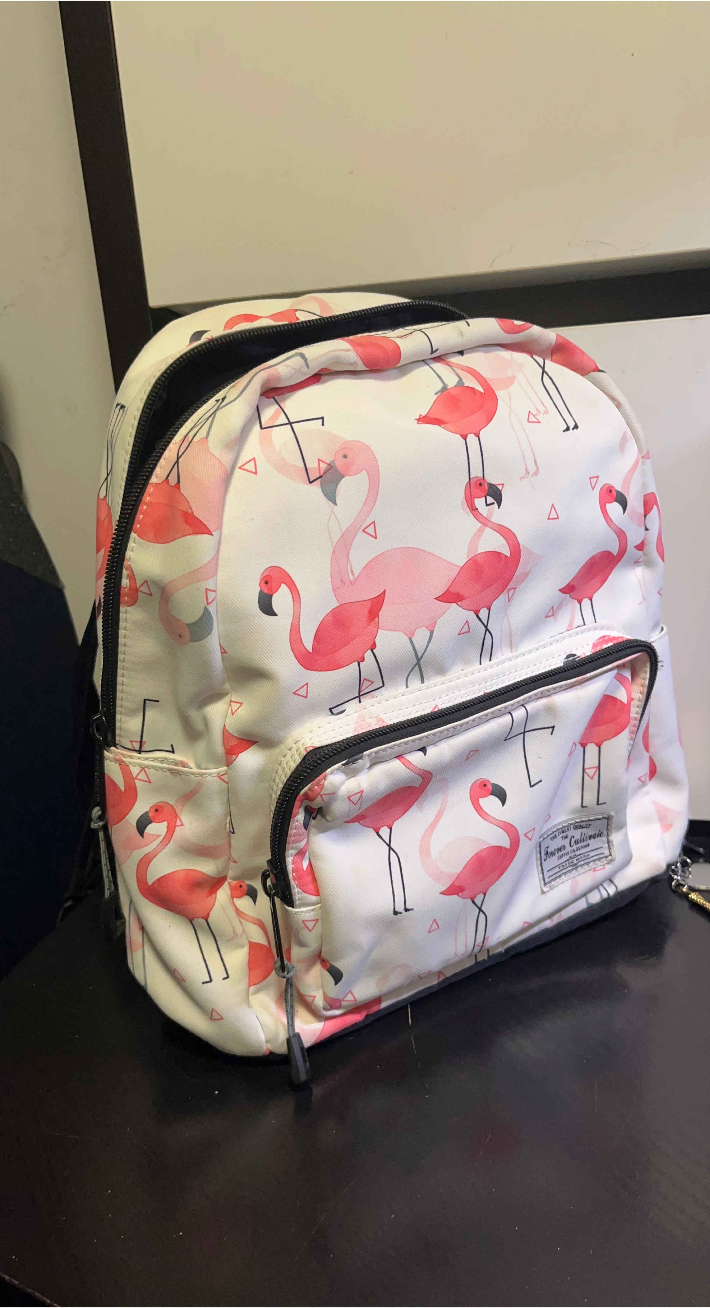 Laura Cullinane Flamingo Backpack