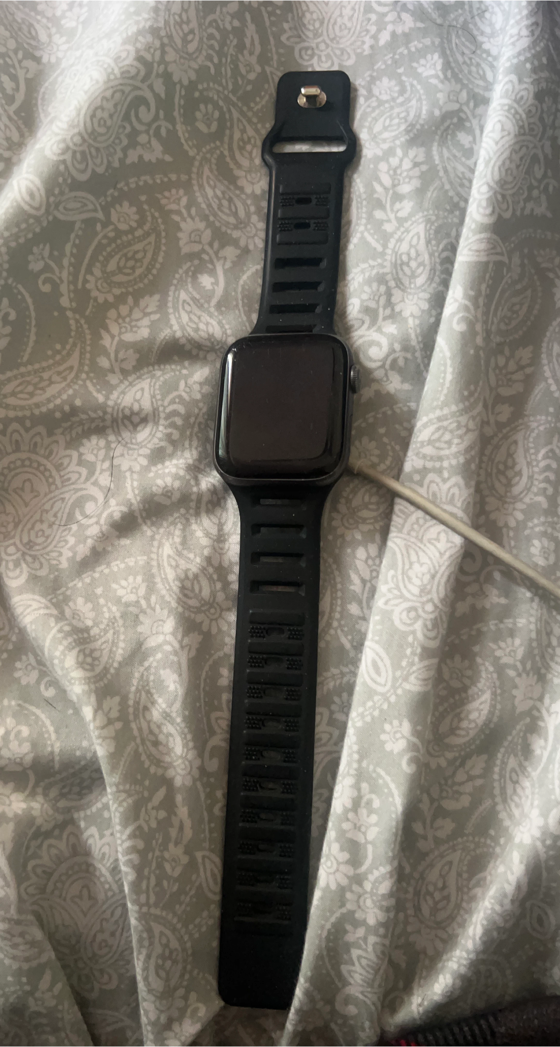 Apple Watch with Black Band