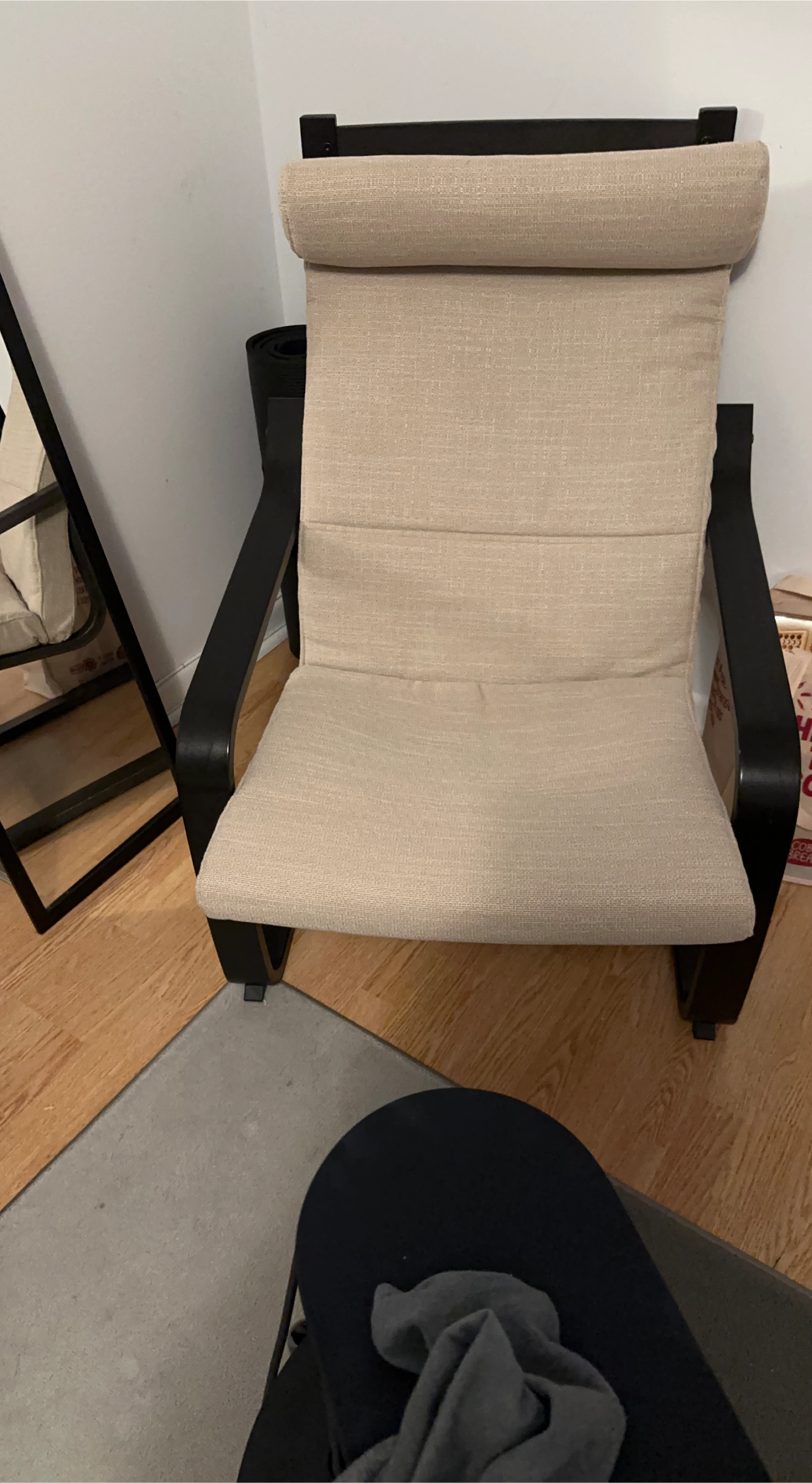 Beige Accent Chair