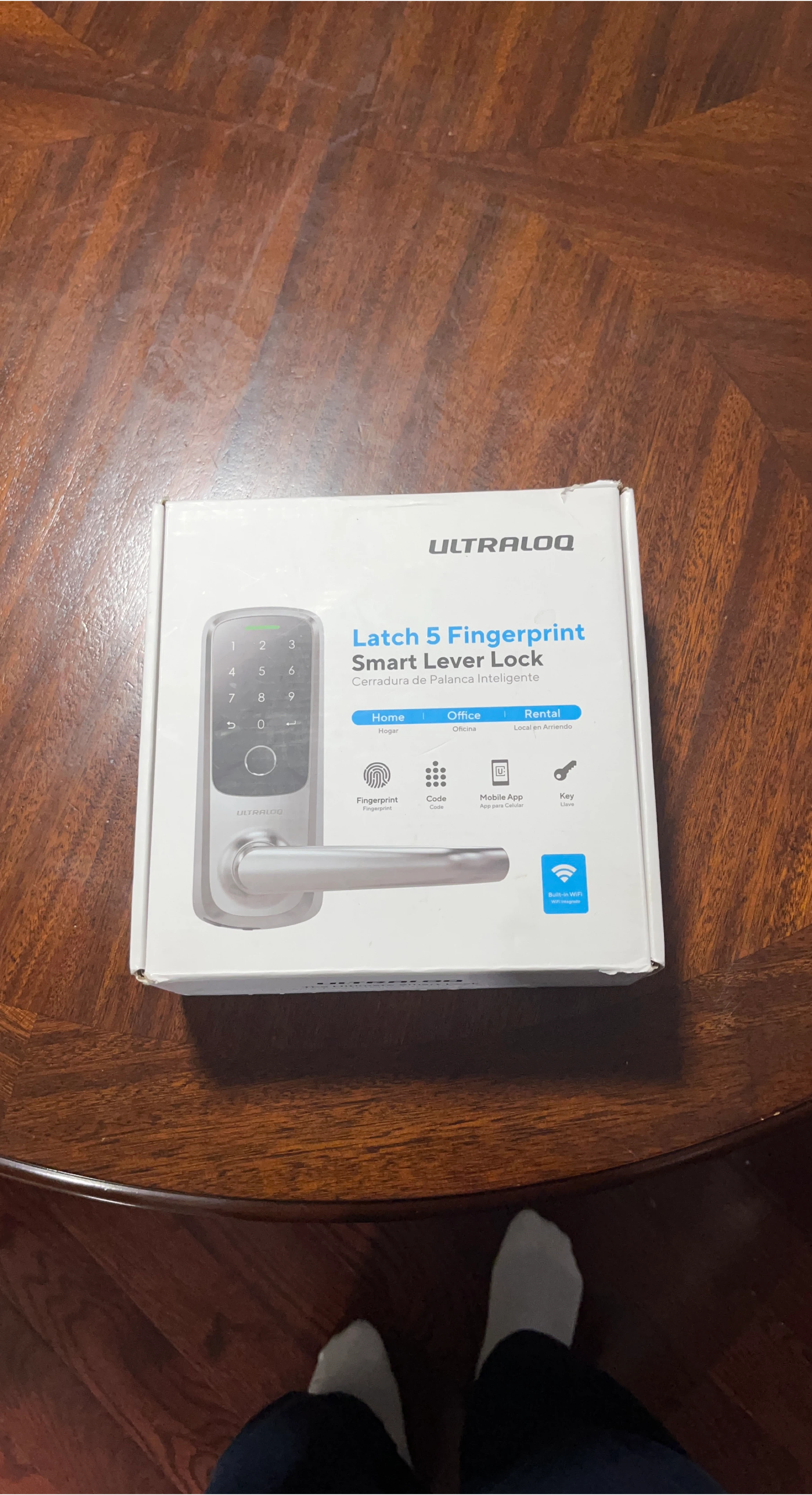 Ultraloq Latch 5 Fingerprint Smart Lever Lock
