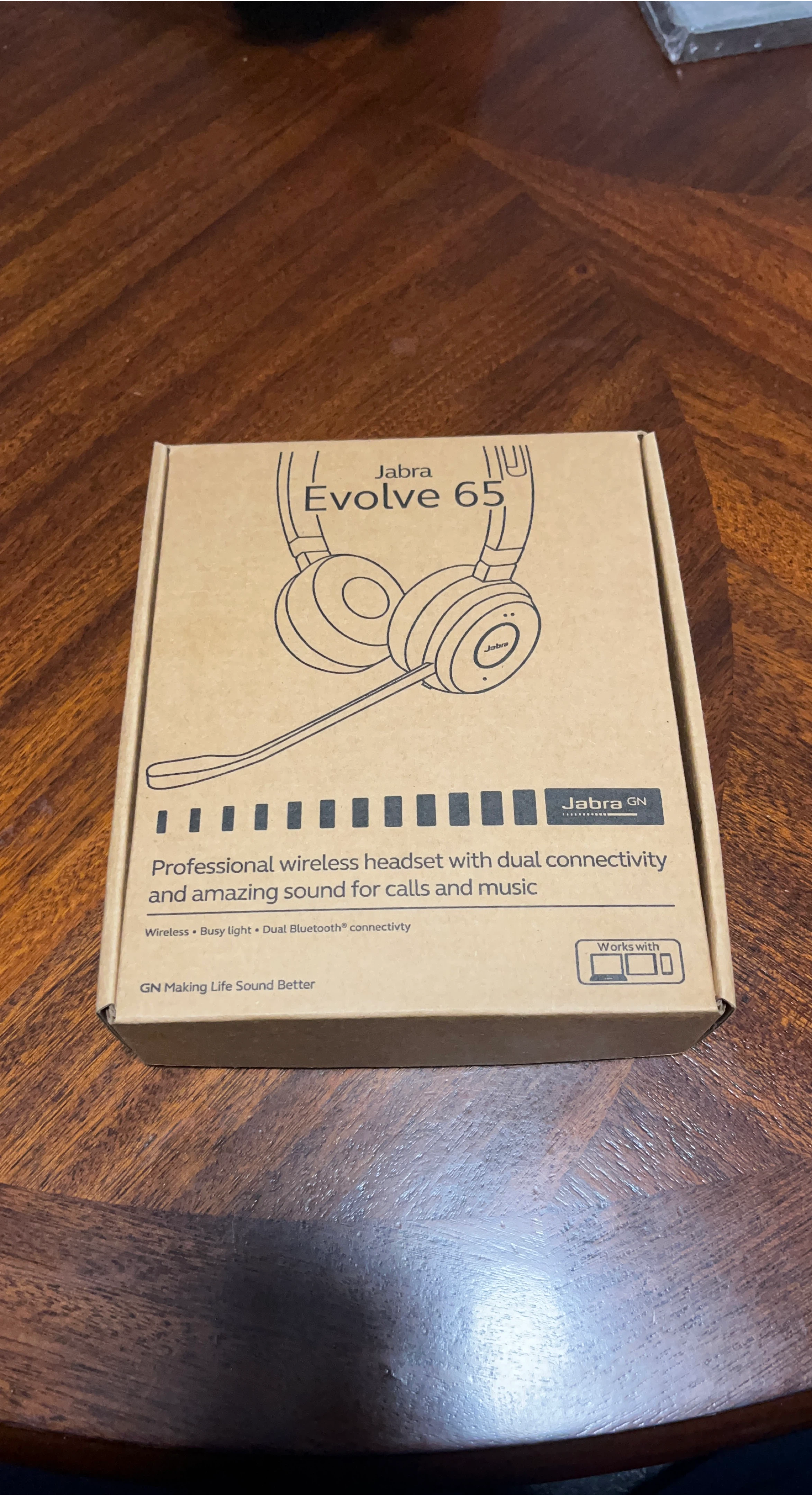Jabra Evolve 65 Wireless Headset - Dual Connectivity