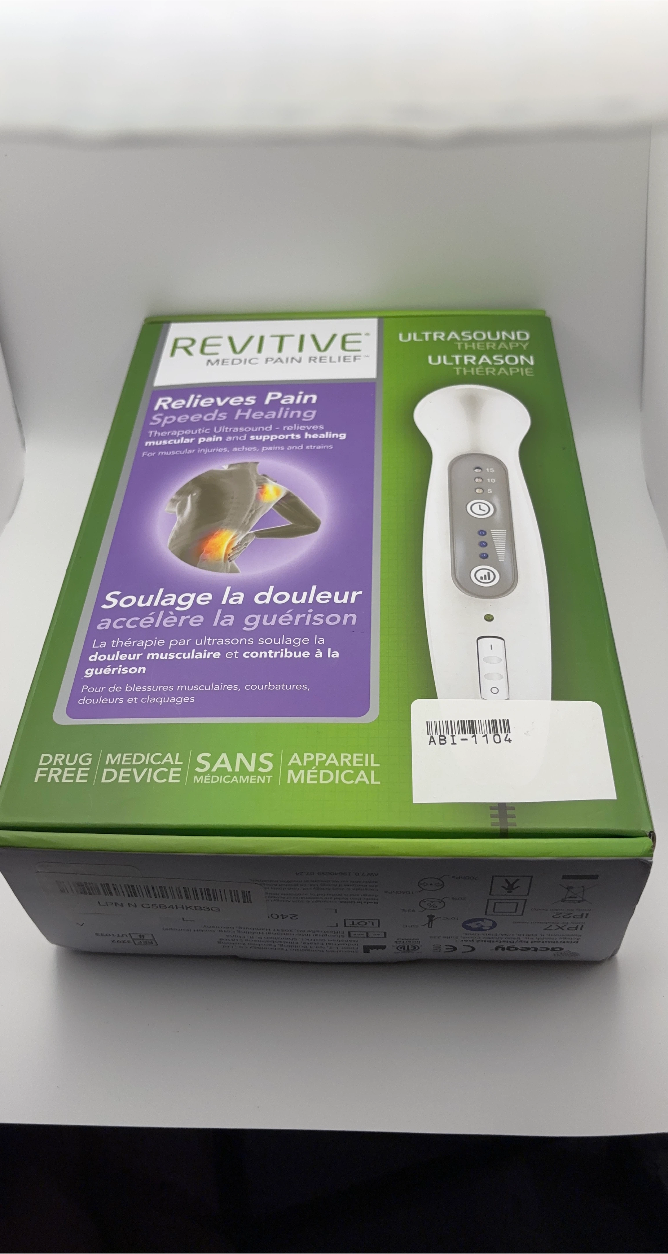 Revitive Medic Pain Relief Ultrasound Therapy Device