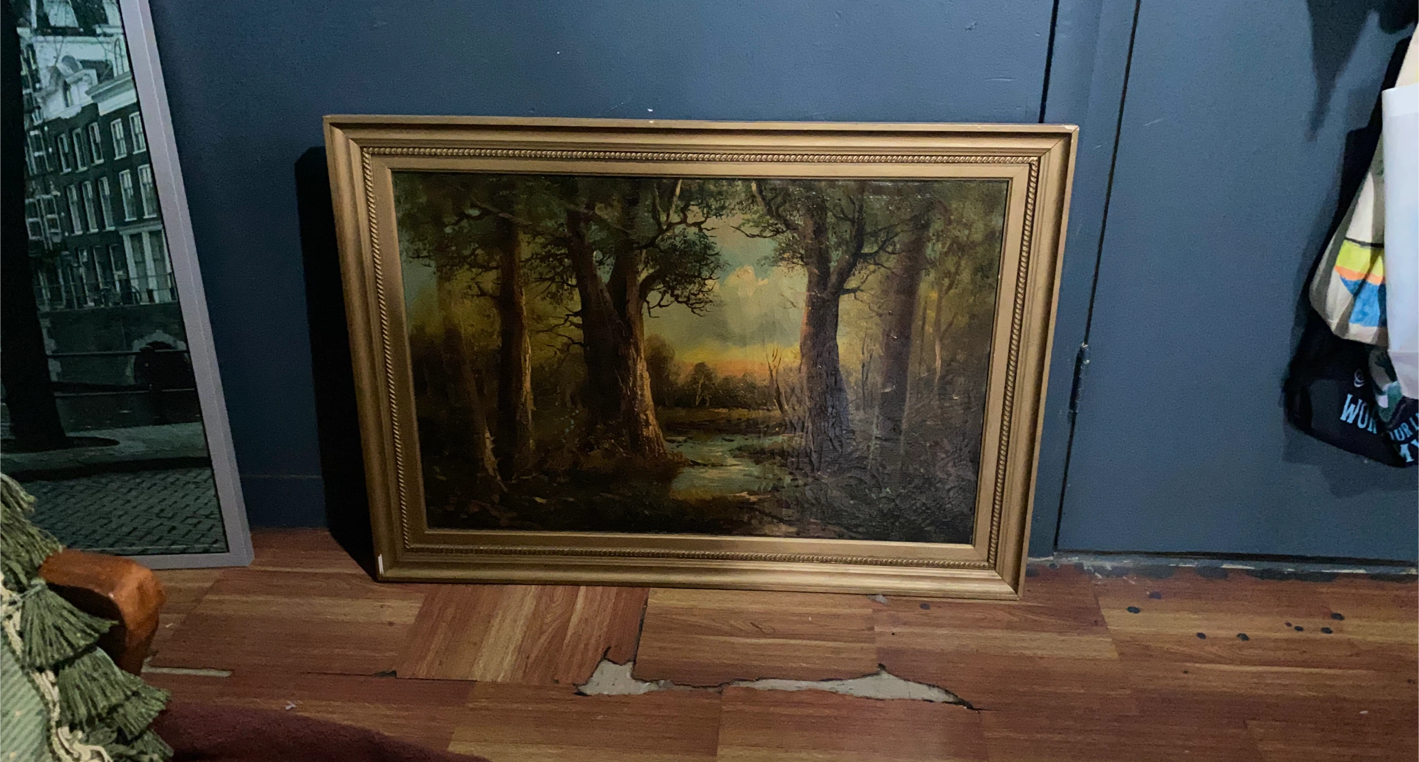 Framed Forest Painting (Cash Only)