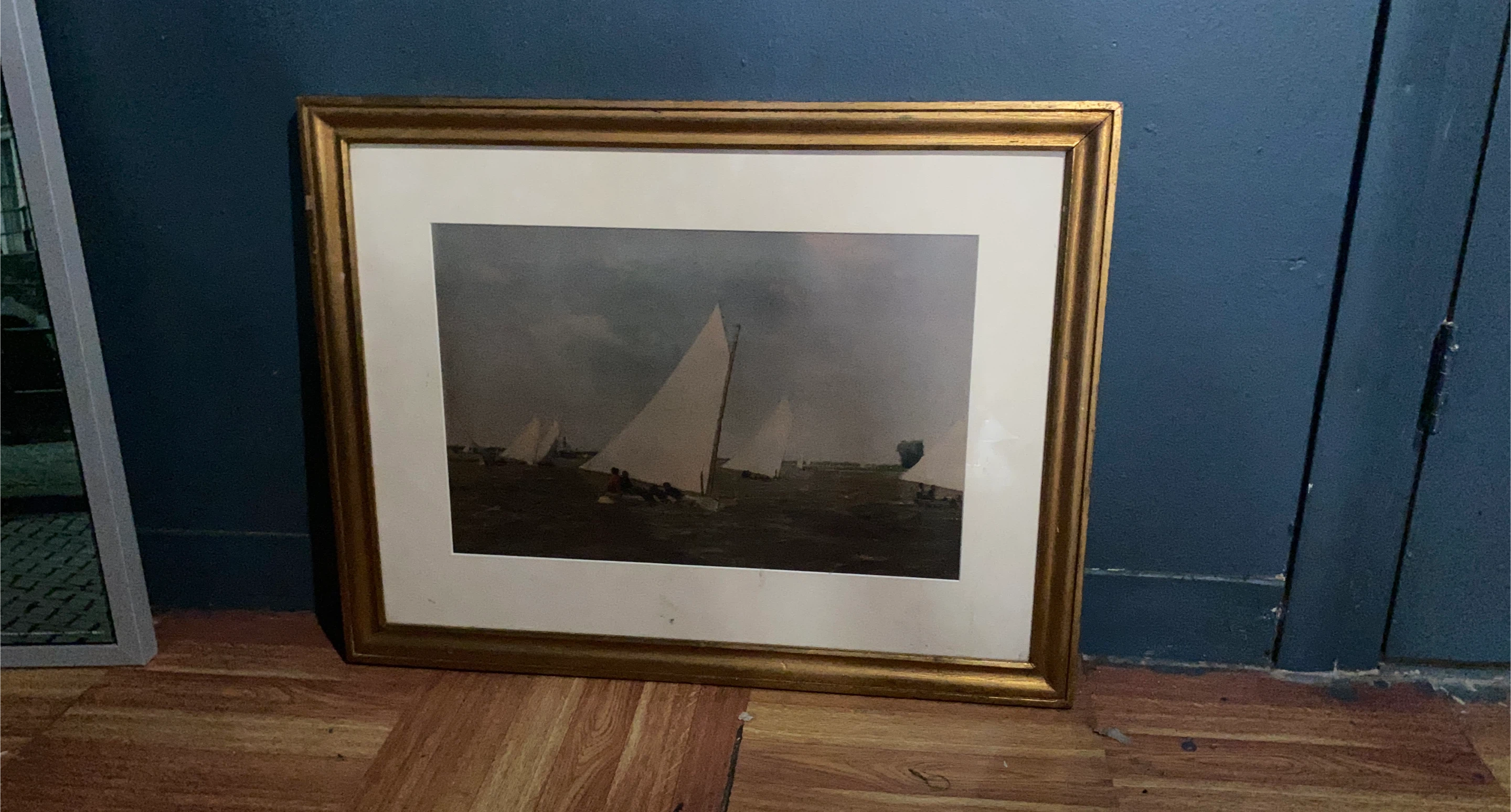 Framed Sailboat Print (Cash Only)