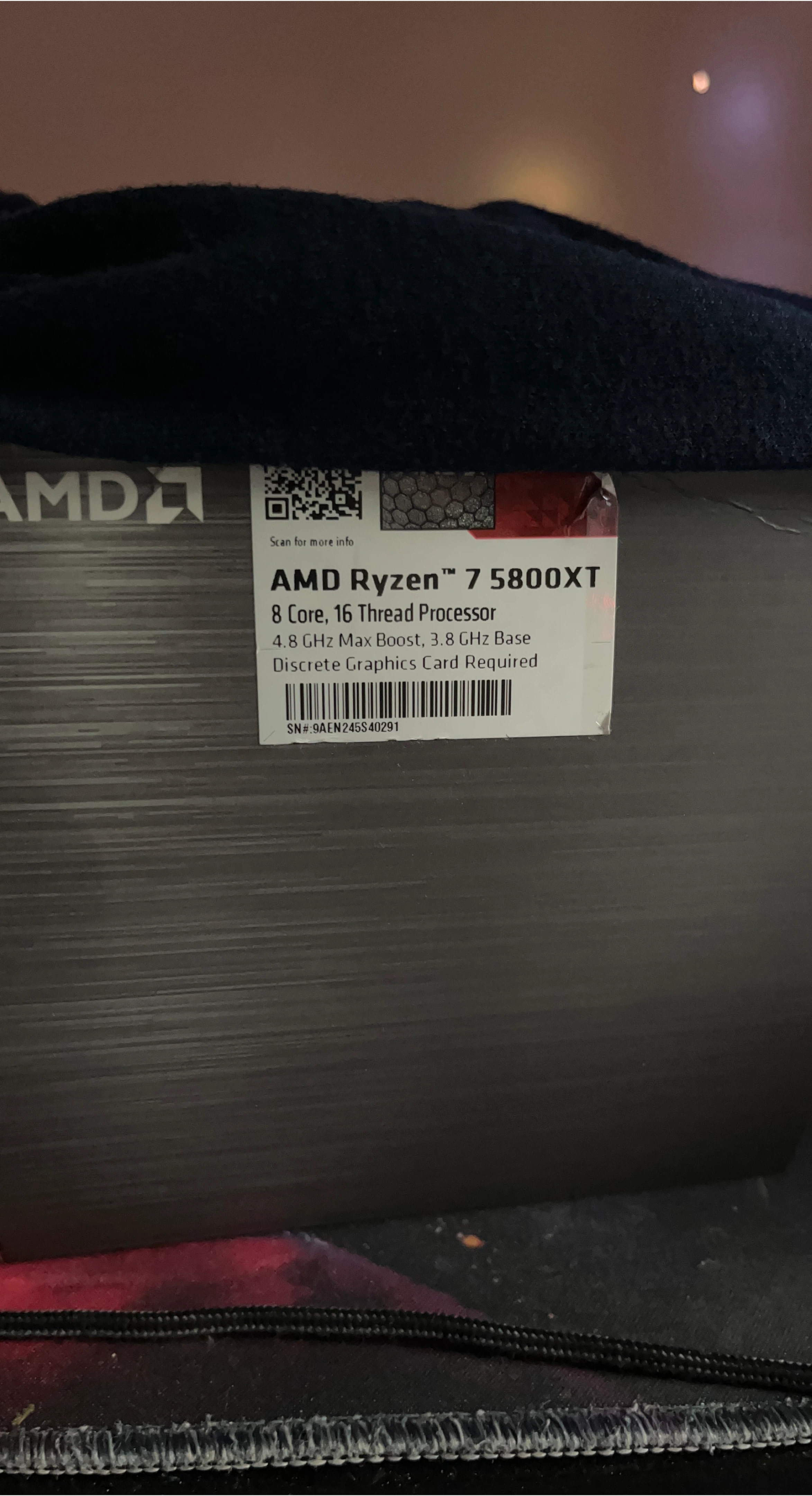 AMD Ryzen 7 5800XT - 8 Core Processor