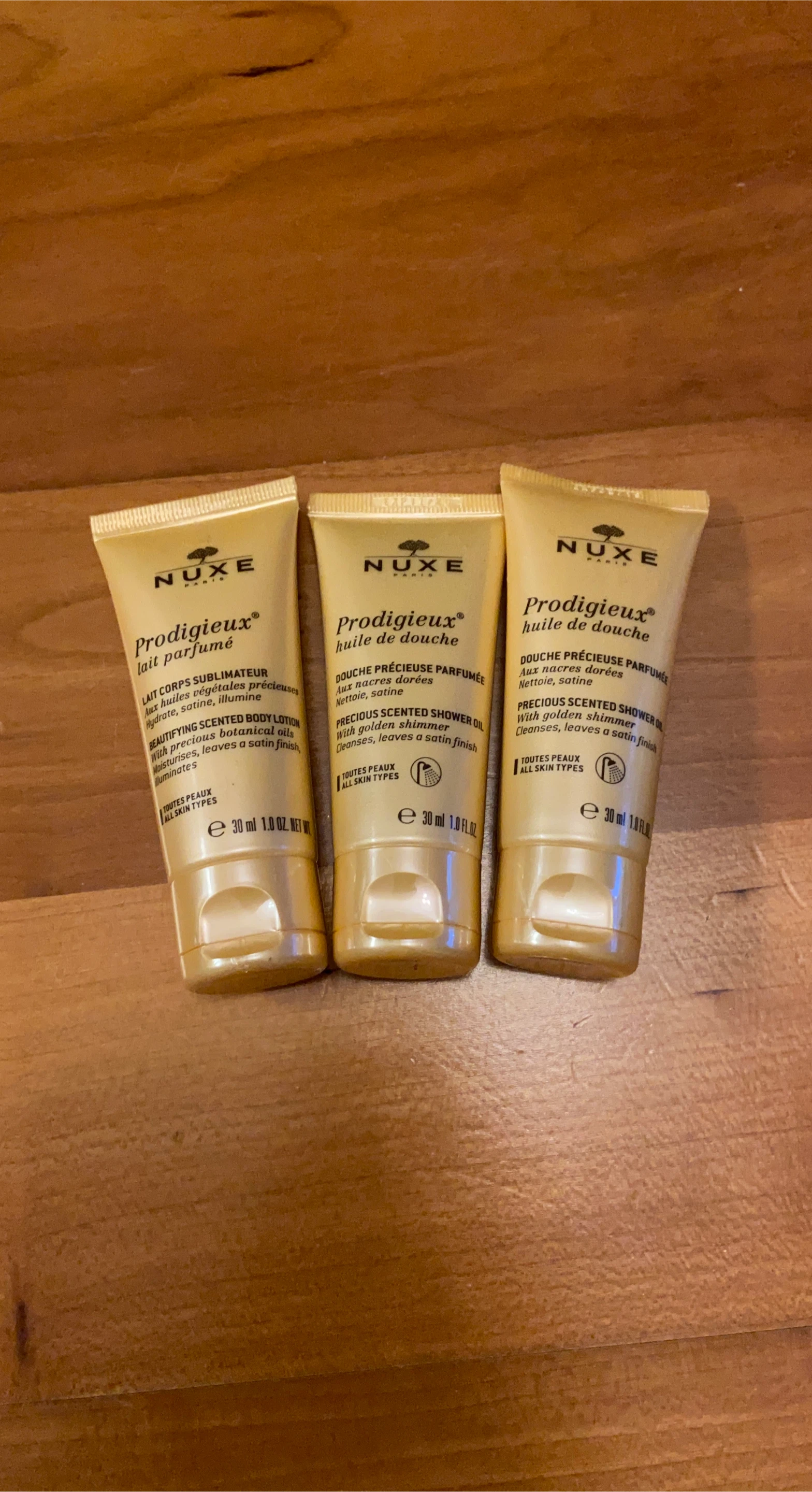 Nuxe Prodigieux Set: Body Lotion & Shower Oil