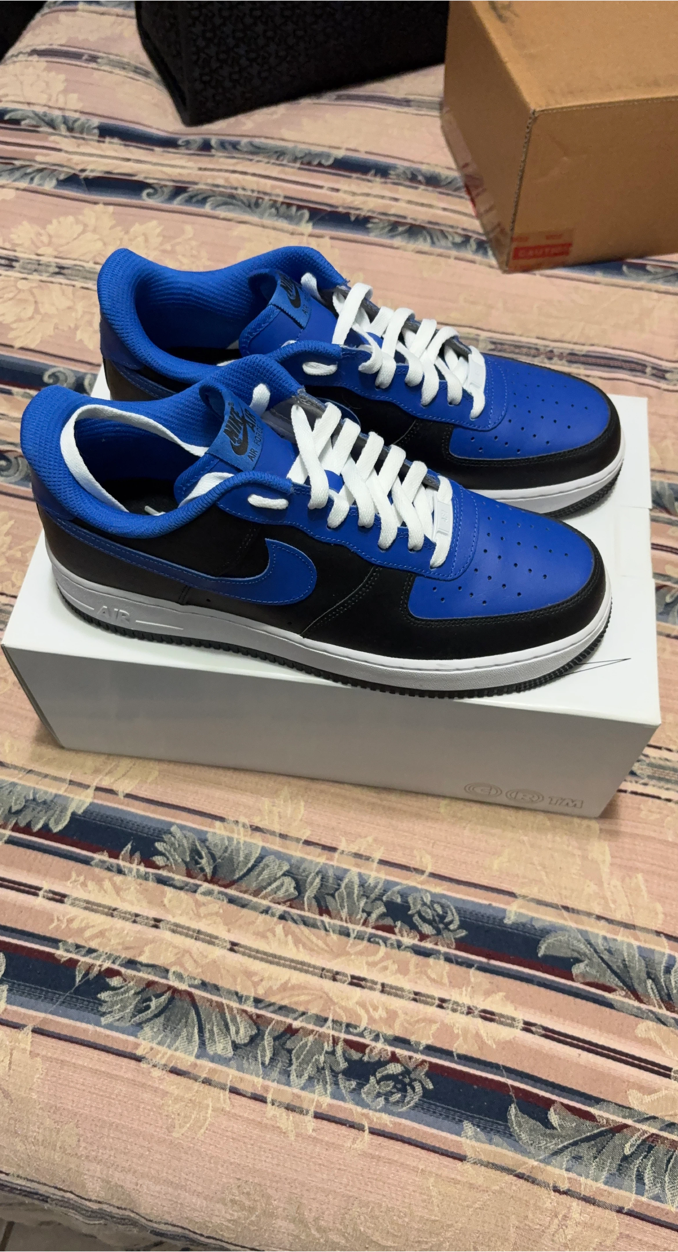 Nike Air Force 1 Low Blue/Black, New with Box