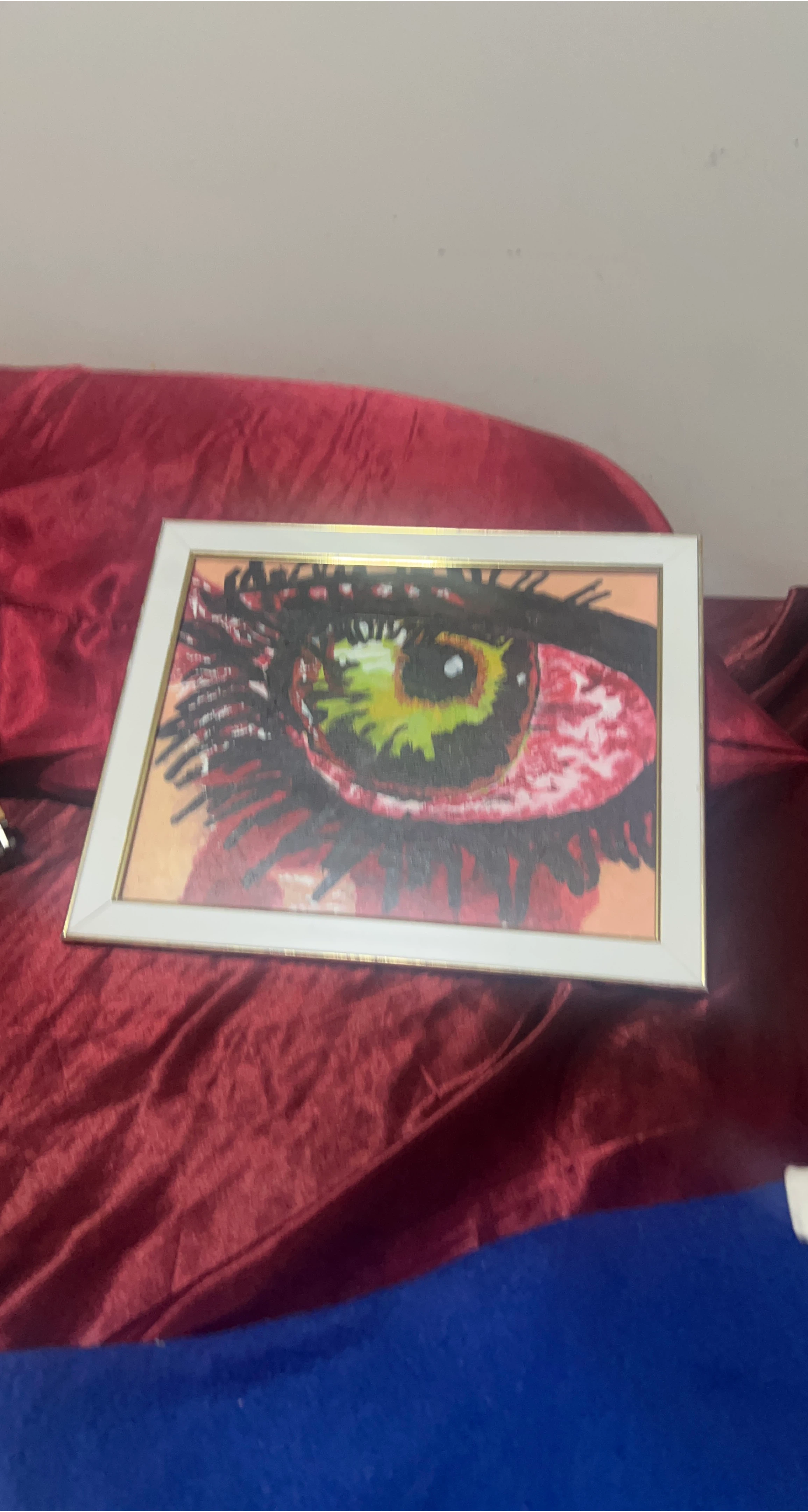 Framed Eye Painting