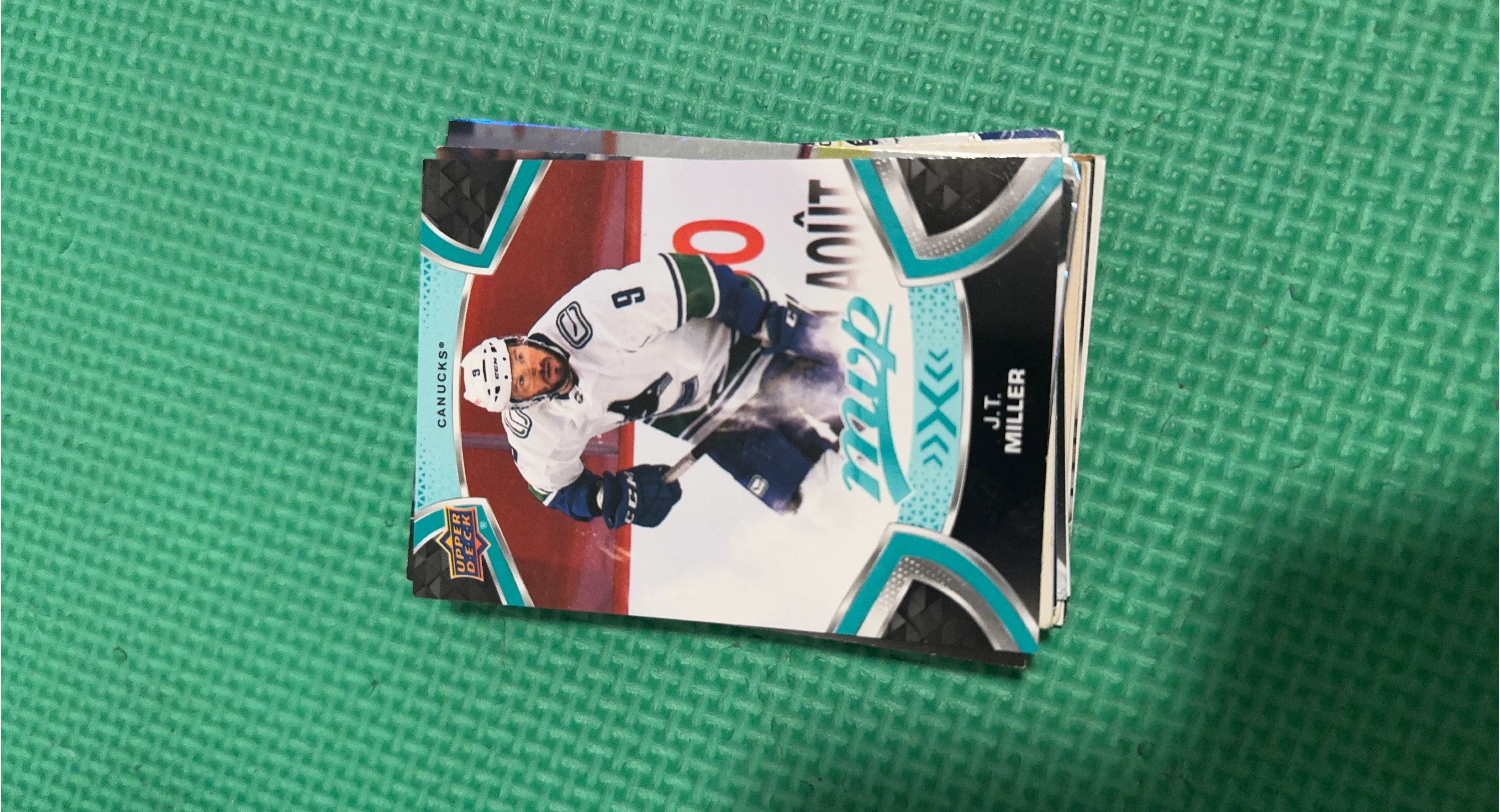 J.T. Miller Upper Deck MVP Hockey Cards