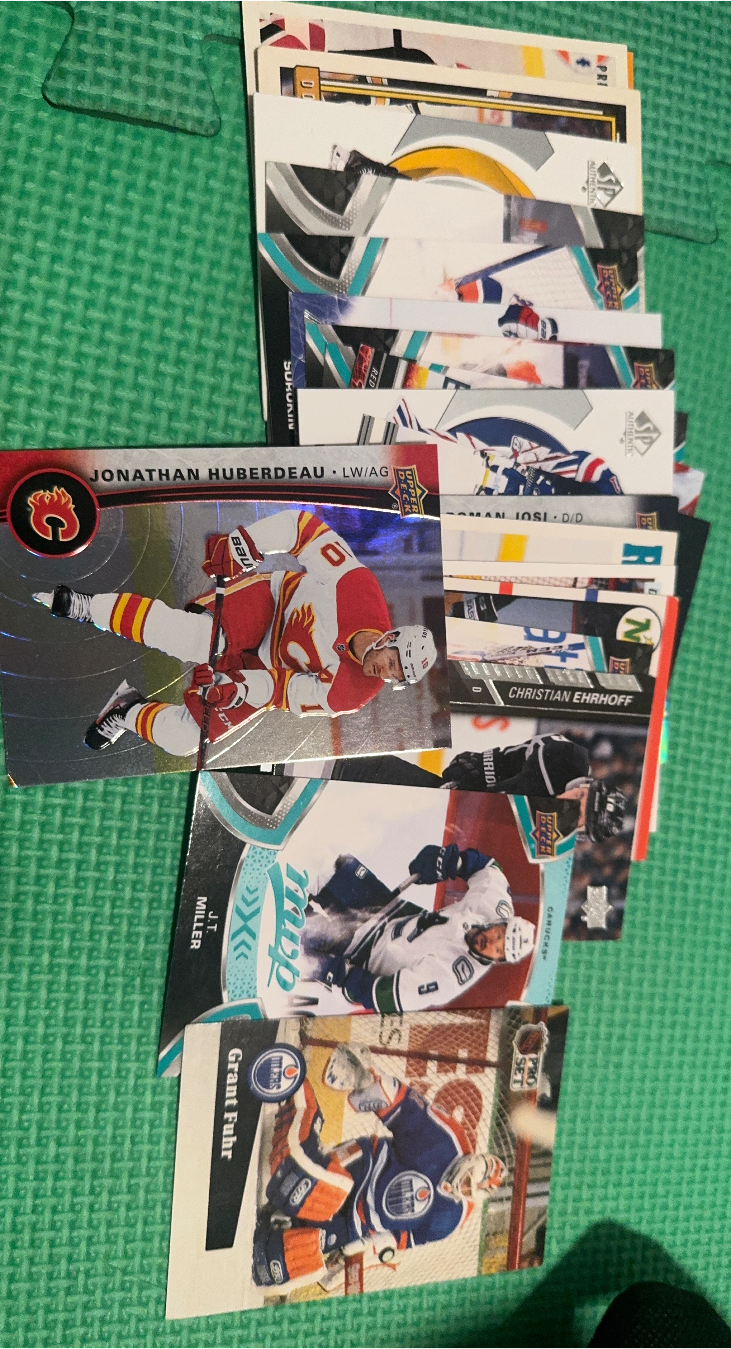 Hockey Trading Cards - Huberdeau, Miller, Fuhr
