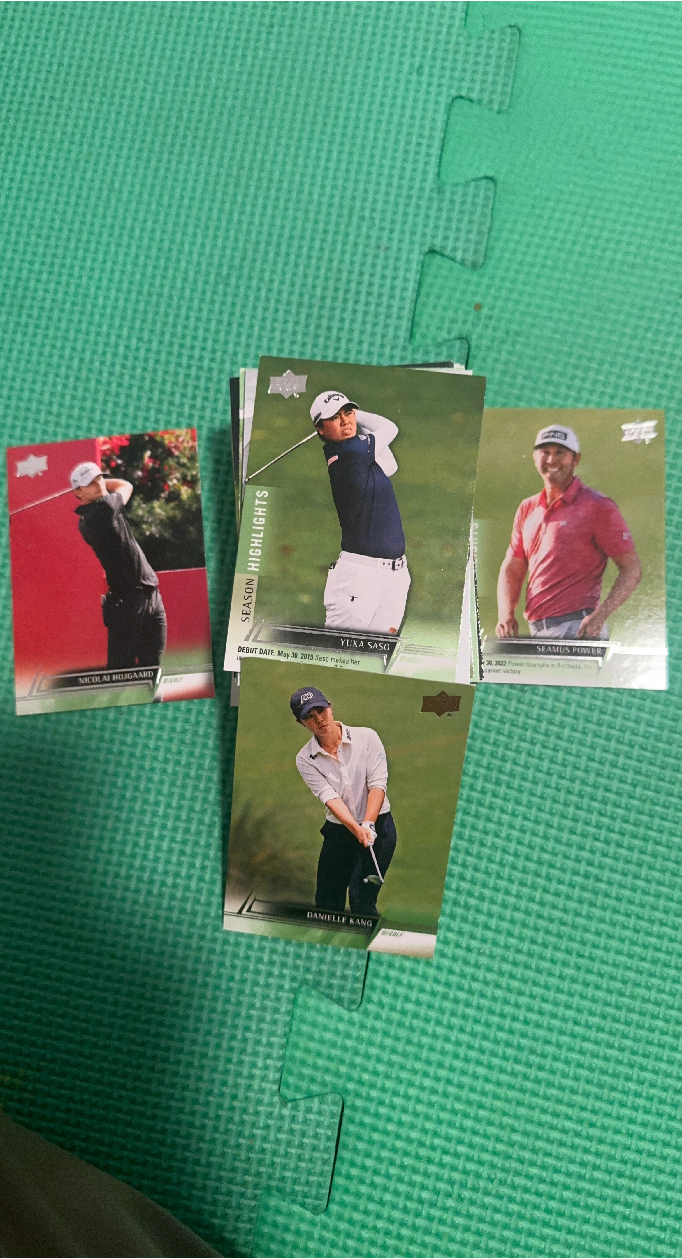 Golf Trading Cards - Yuka Saso, Danielle Kang