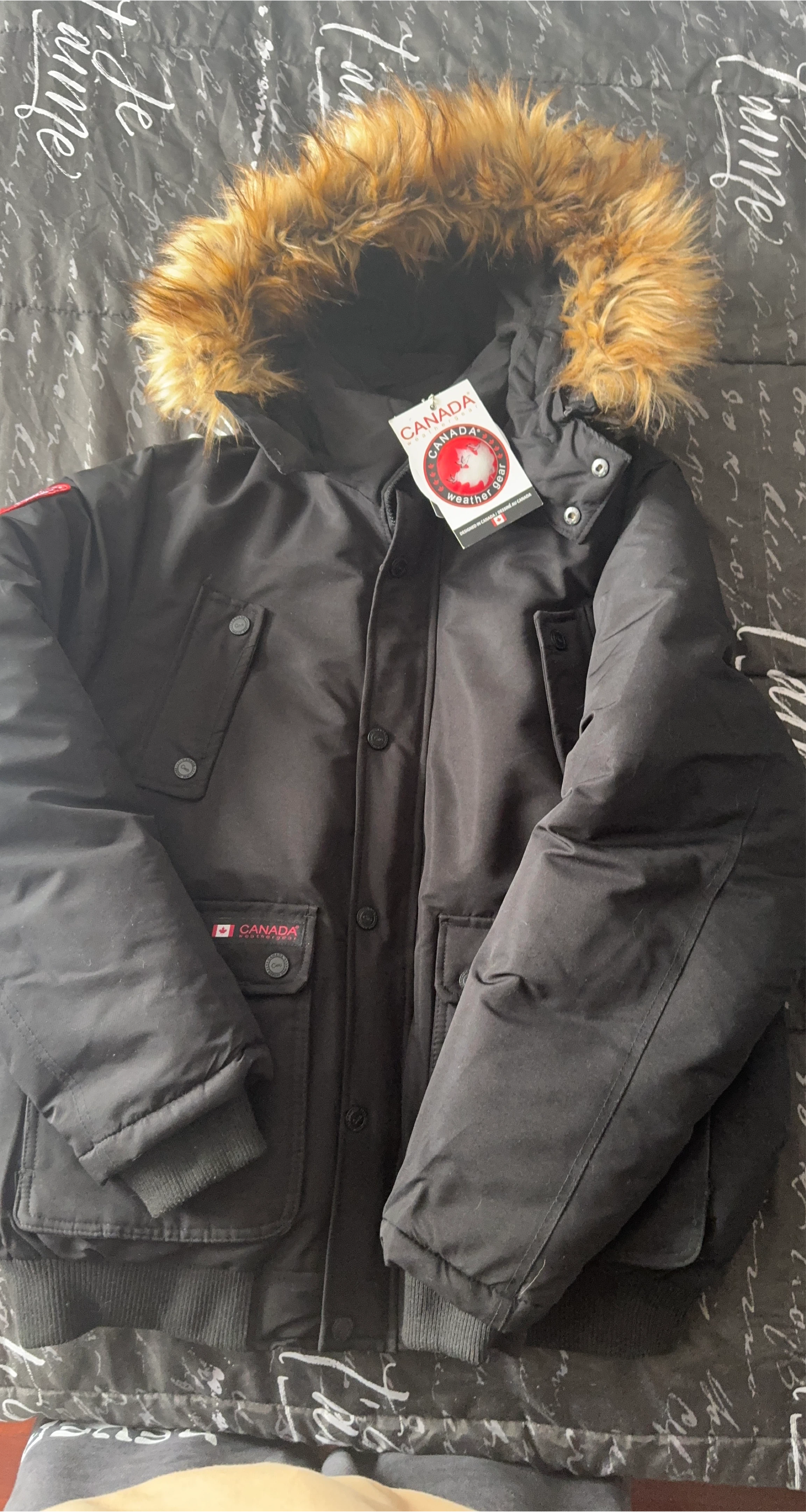 Canada Weather Gear Black Jacket Size L