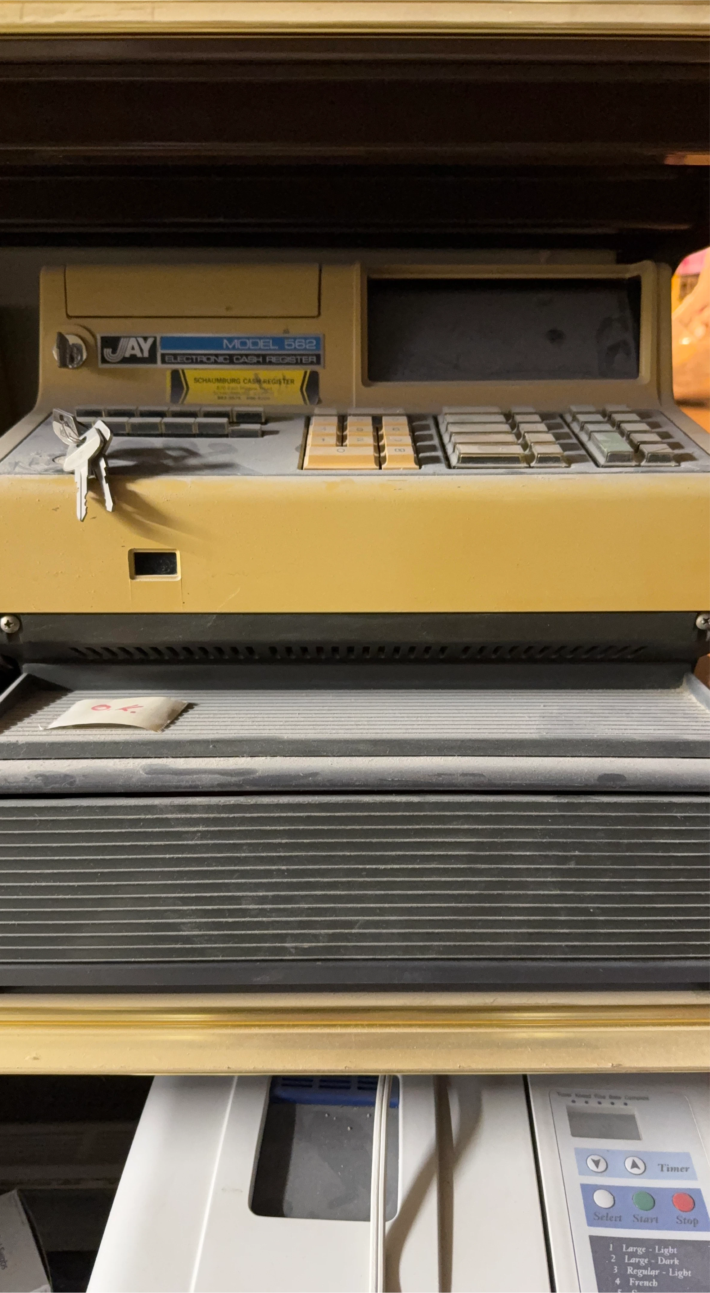 JAY Model 562 Electronic Cash Register