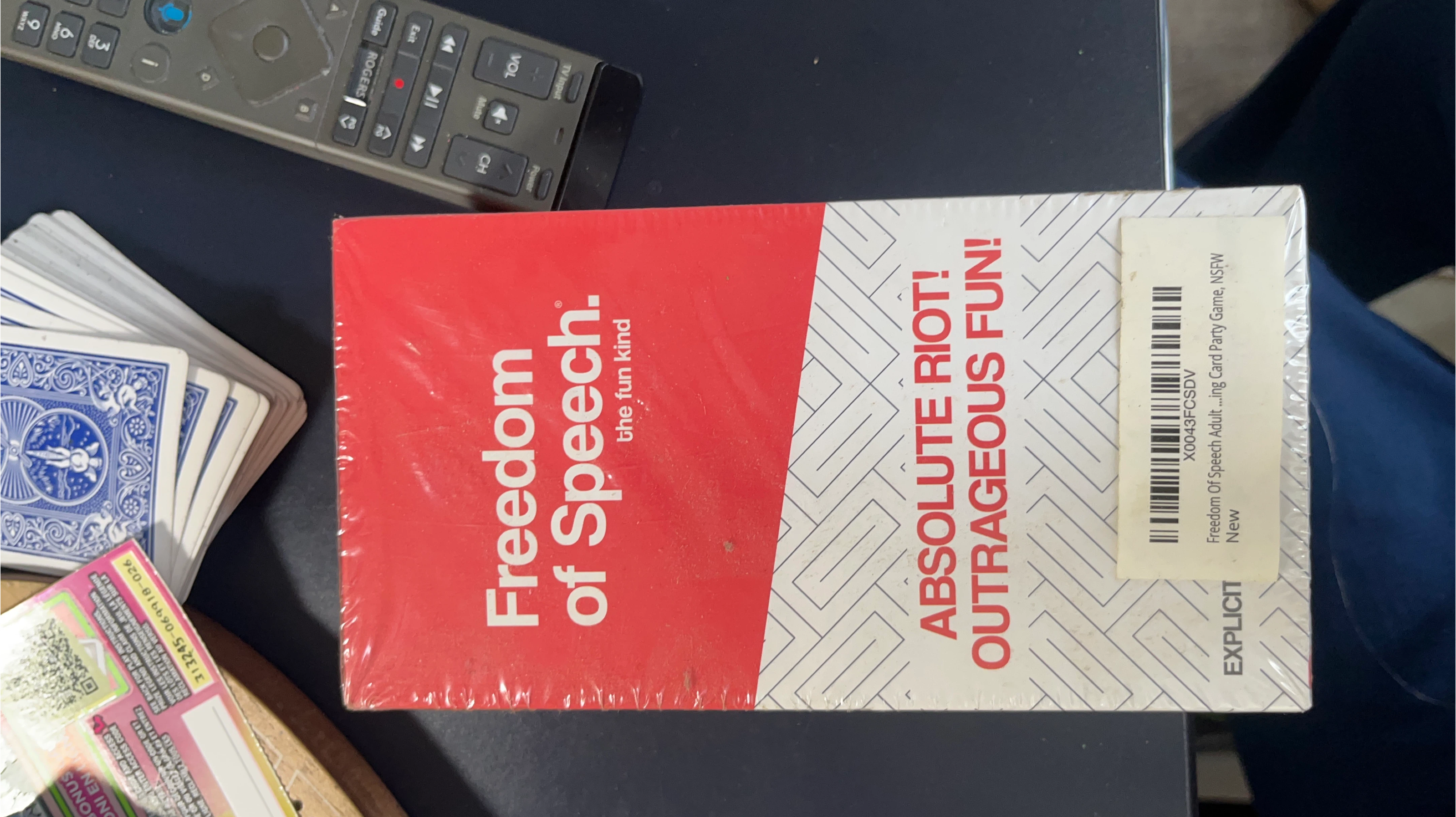 New Freedom of Speech Adult Card Game