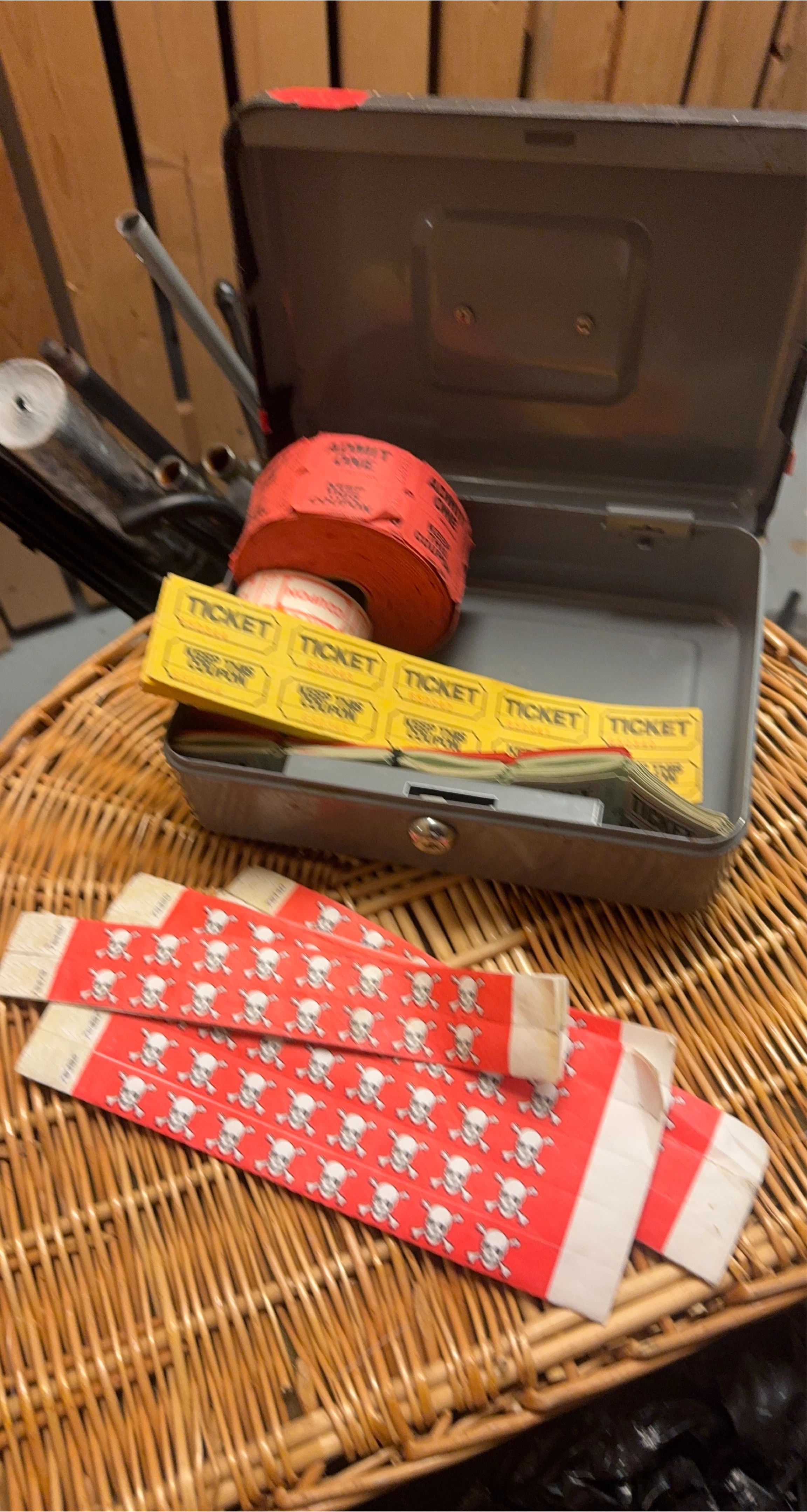 Tickets and Coupon Collection