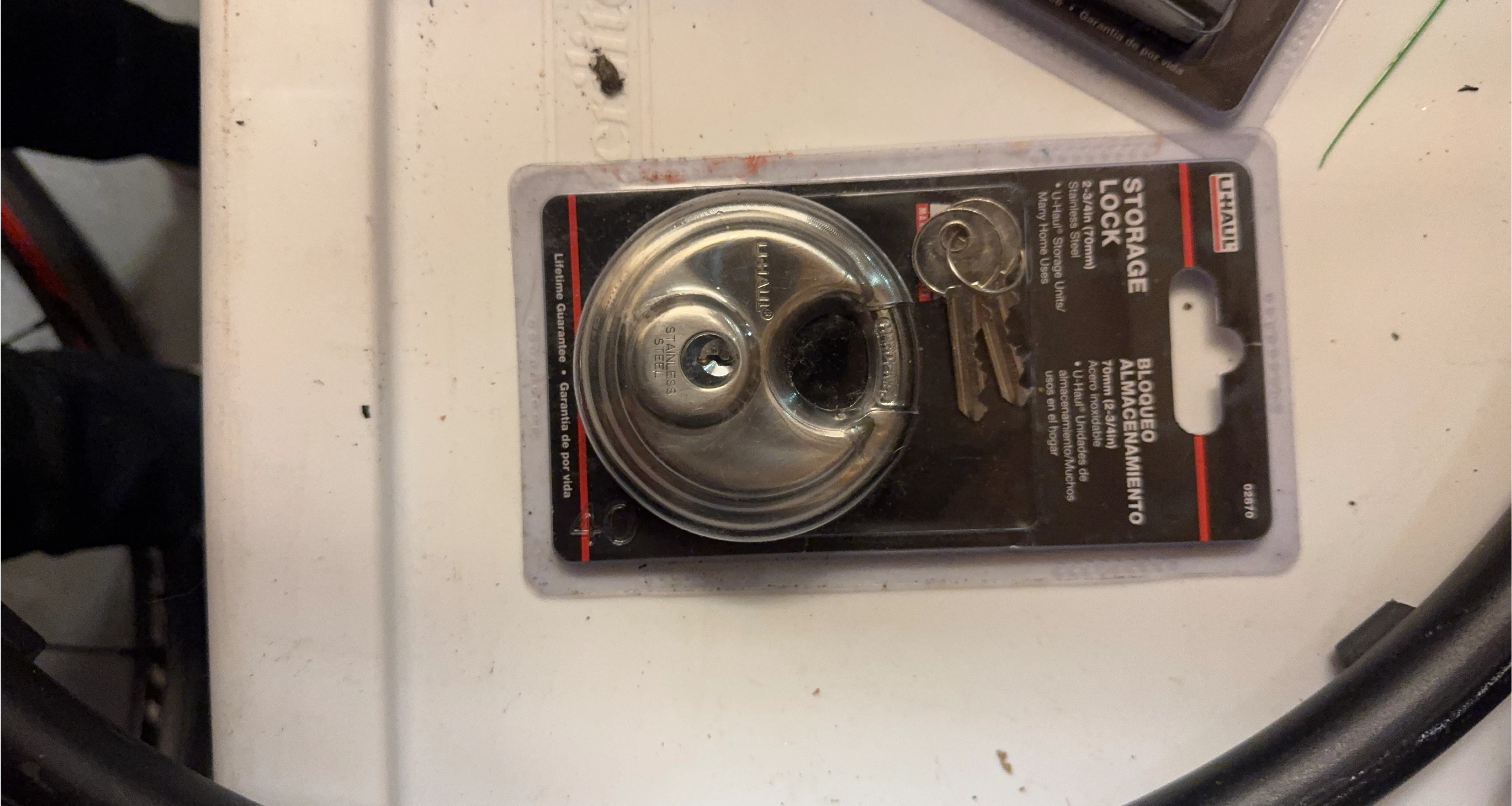 U-Haul 2-3/4in (70mm) Storage Lock