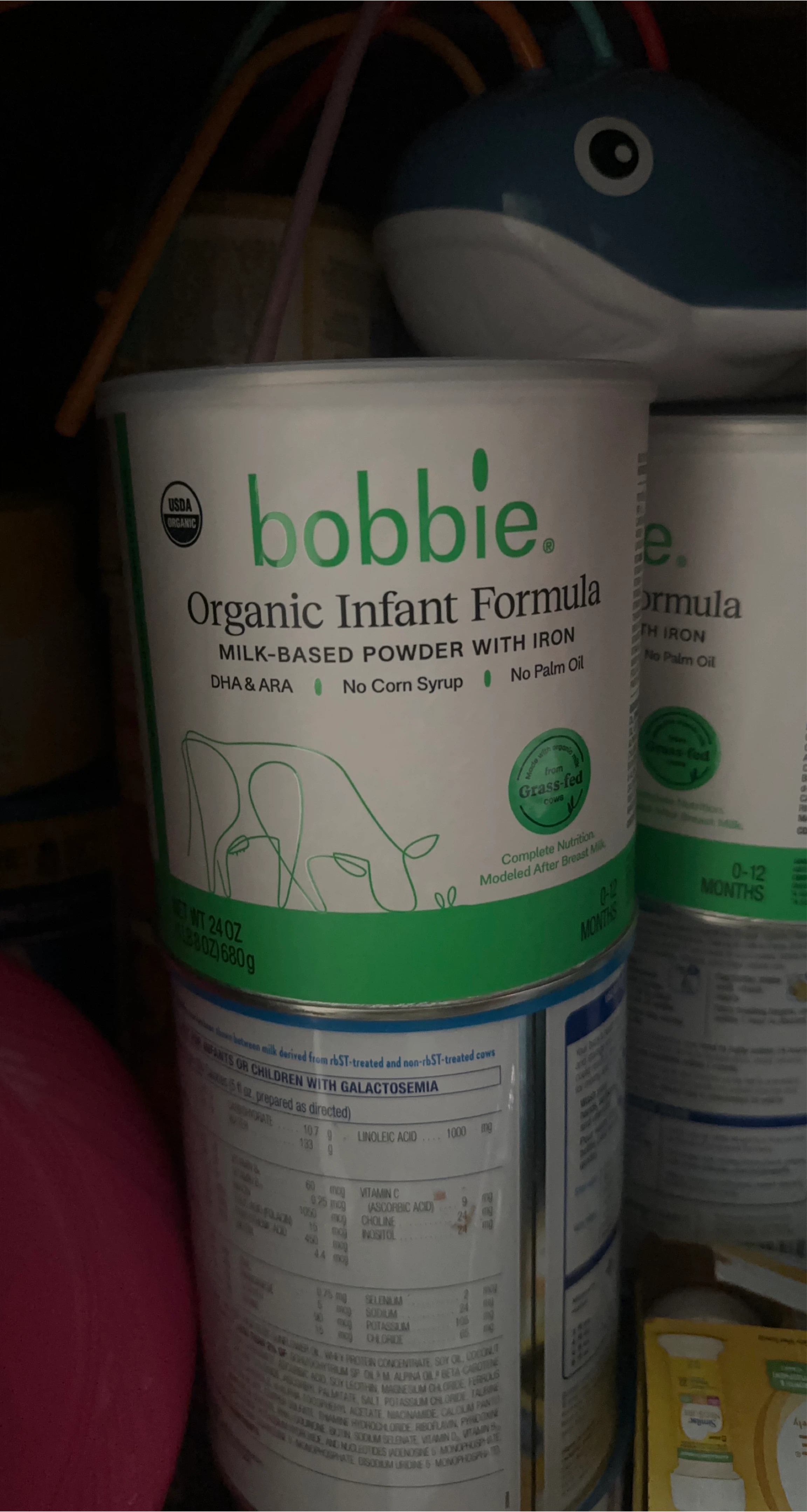 Bobbie Organic Infant Formula 24 oz