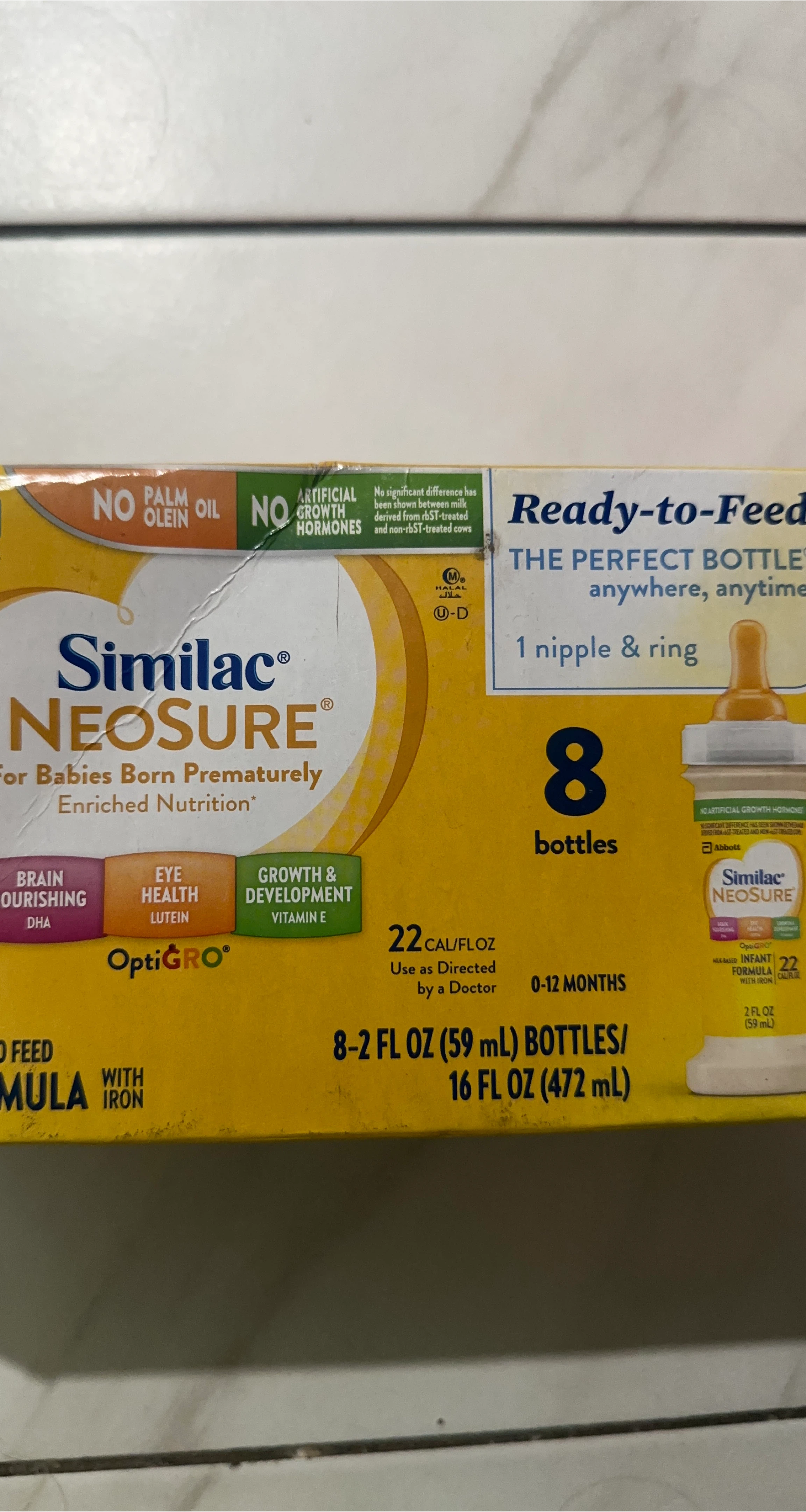 Similac NeoSure Ready-to-Feed Bottles (8 count)