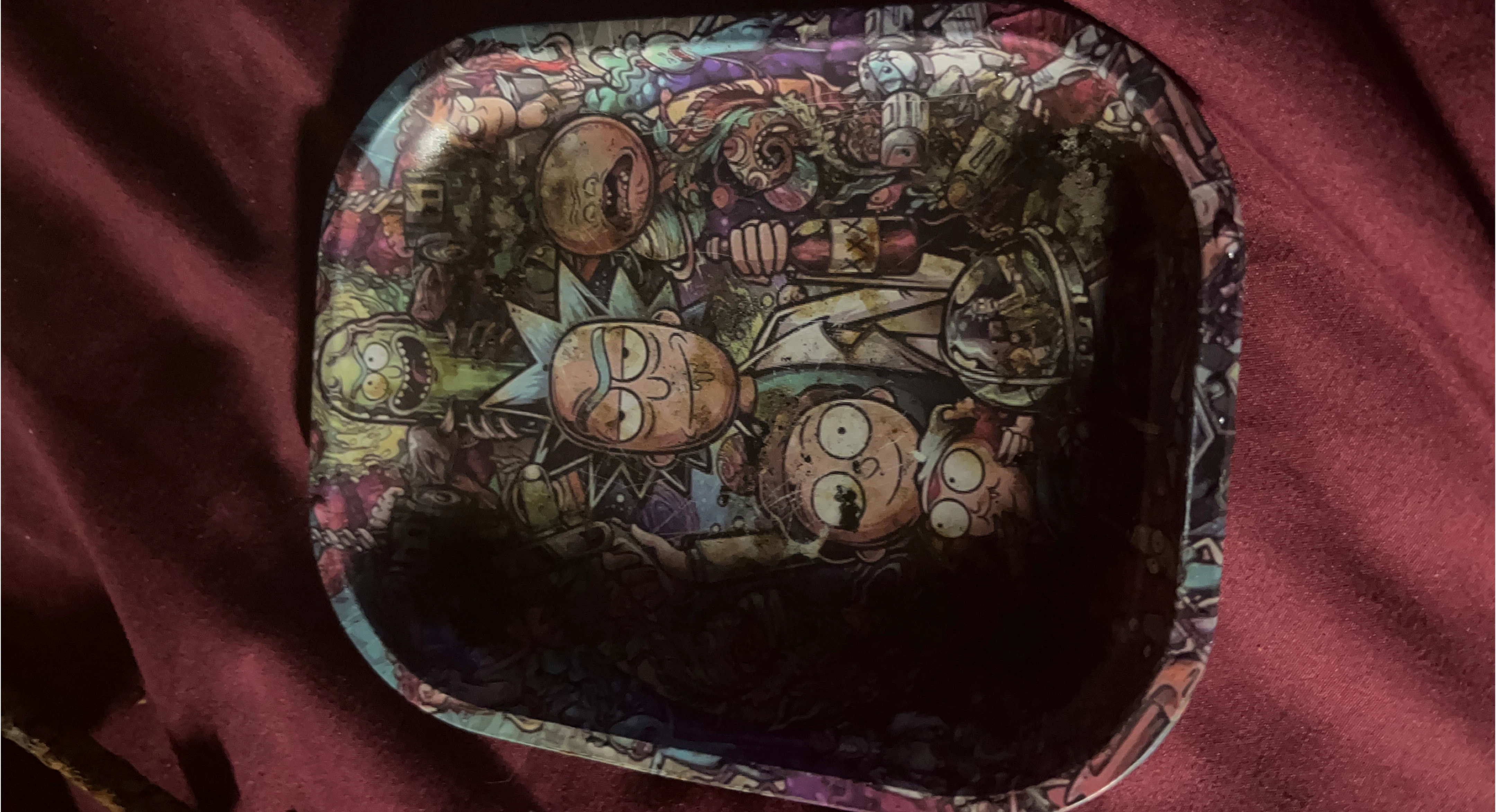 Rick and Morty Rolling Tray