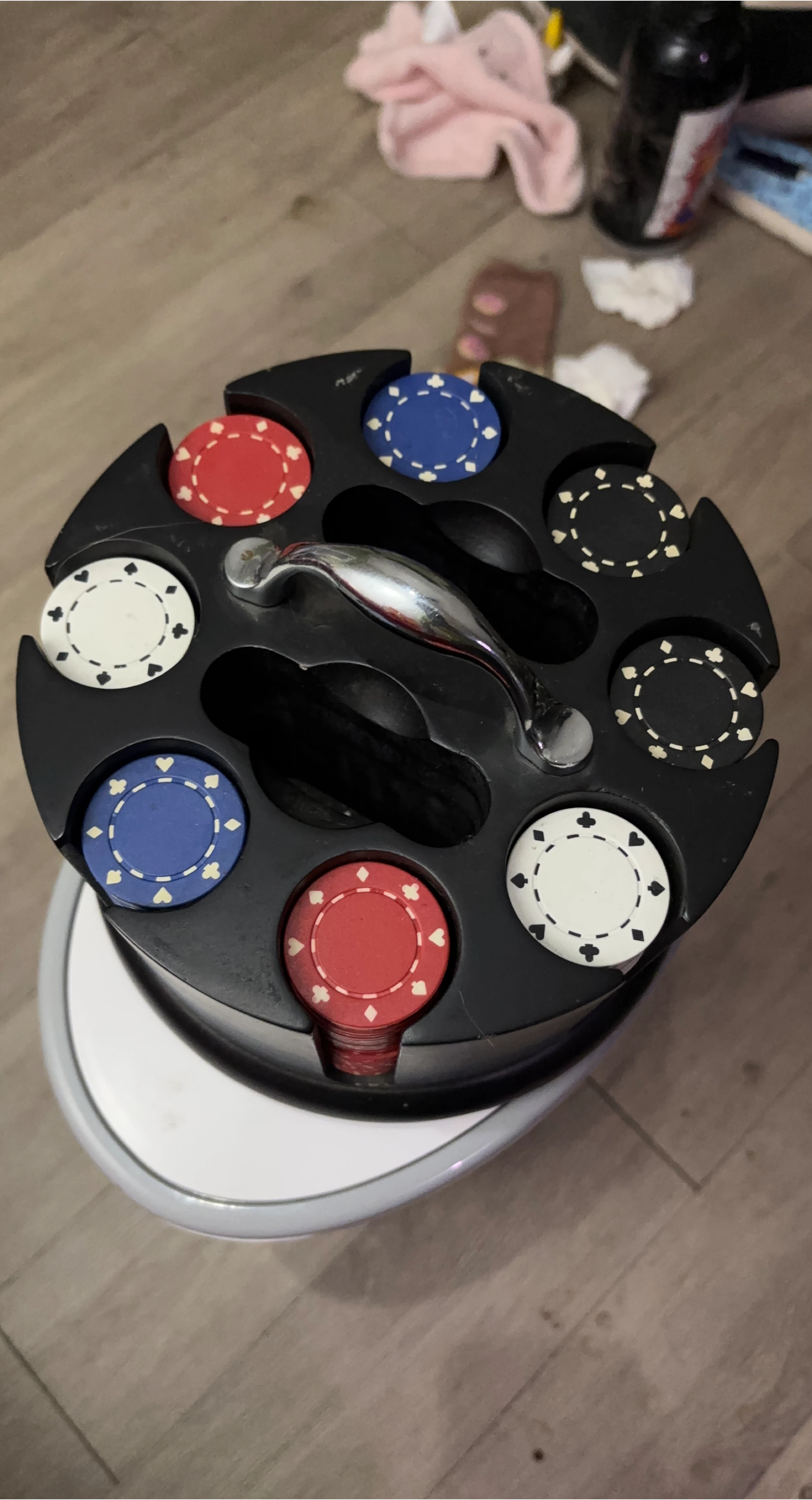 Poker Chip Set with Carousel