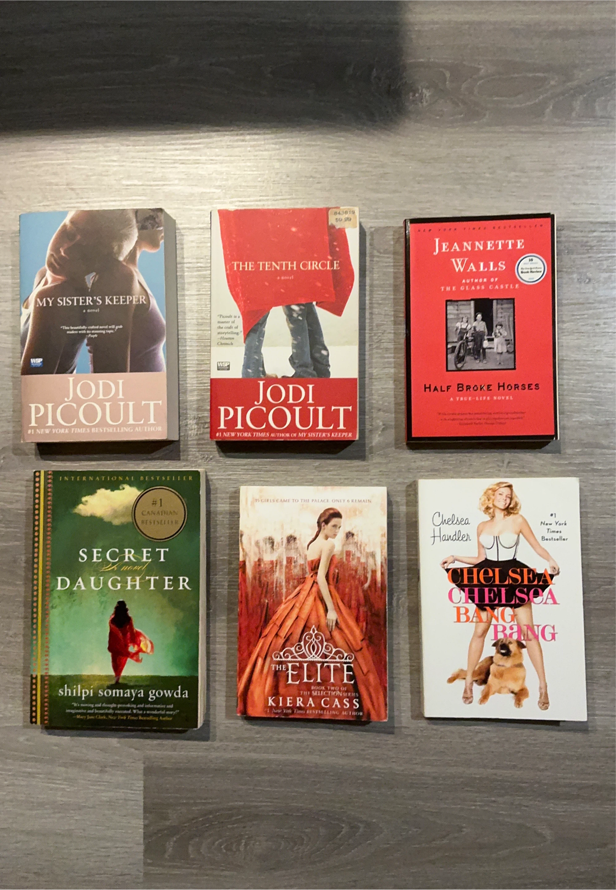 Variety of Bestselling Novels