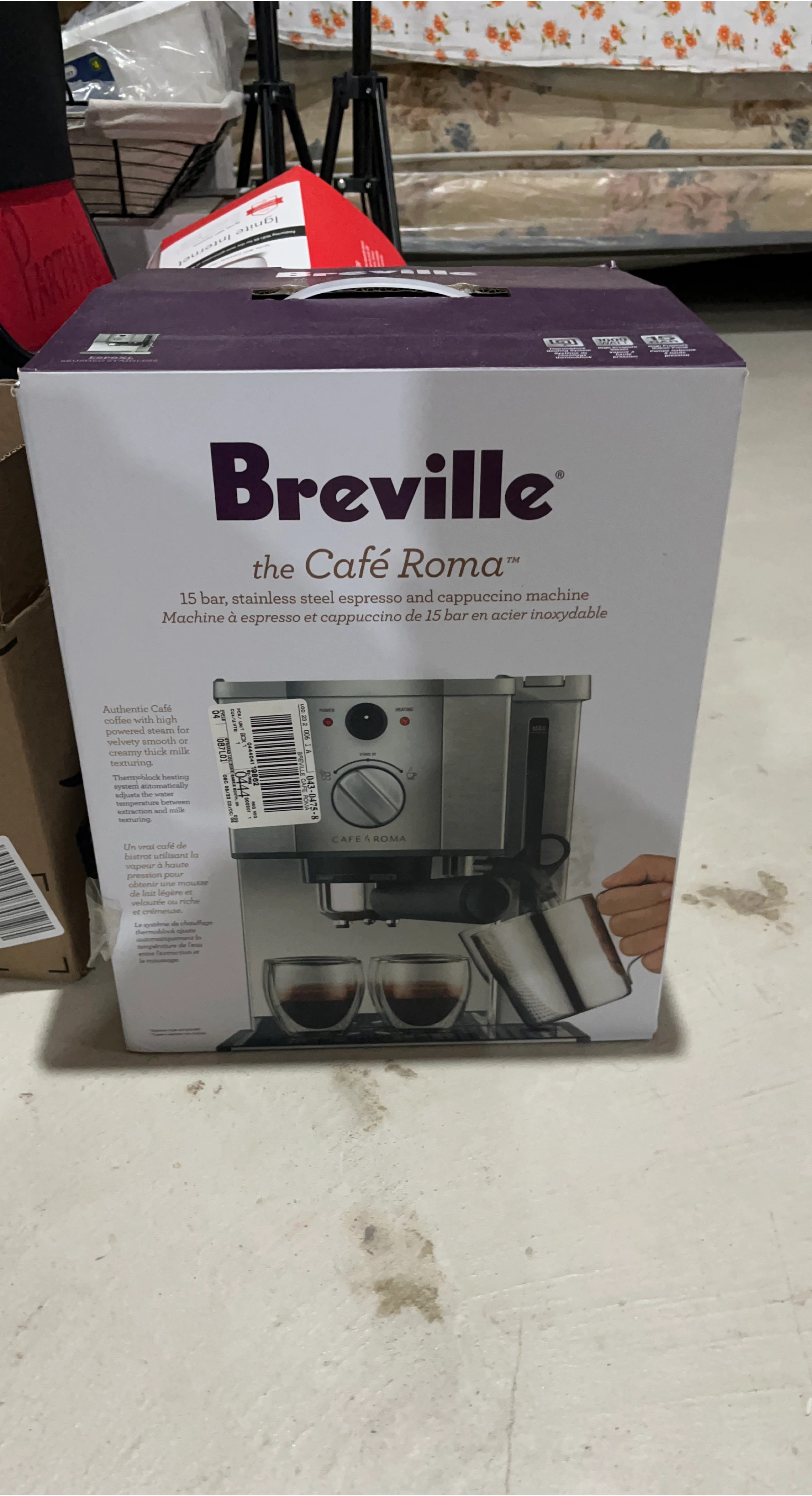 Breville the Café Roma Espresso Machine - Like New!