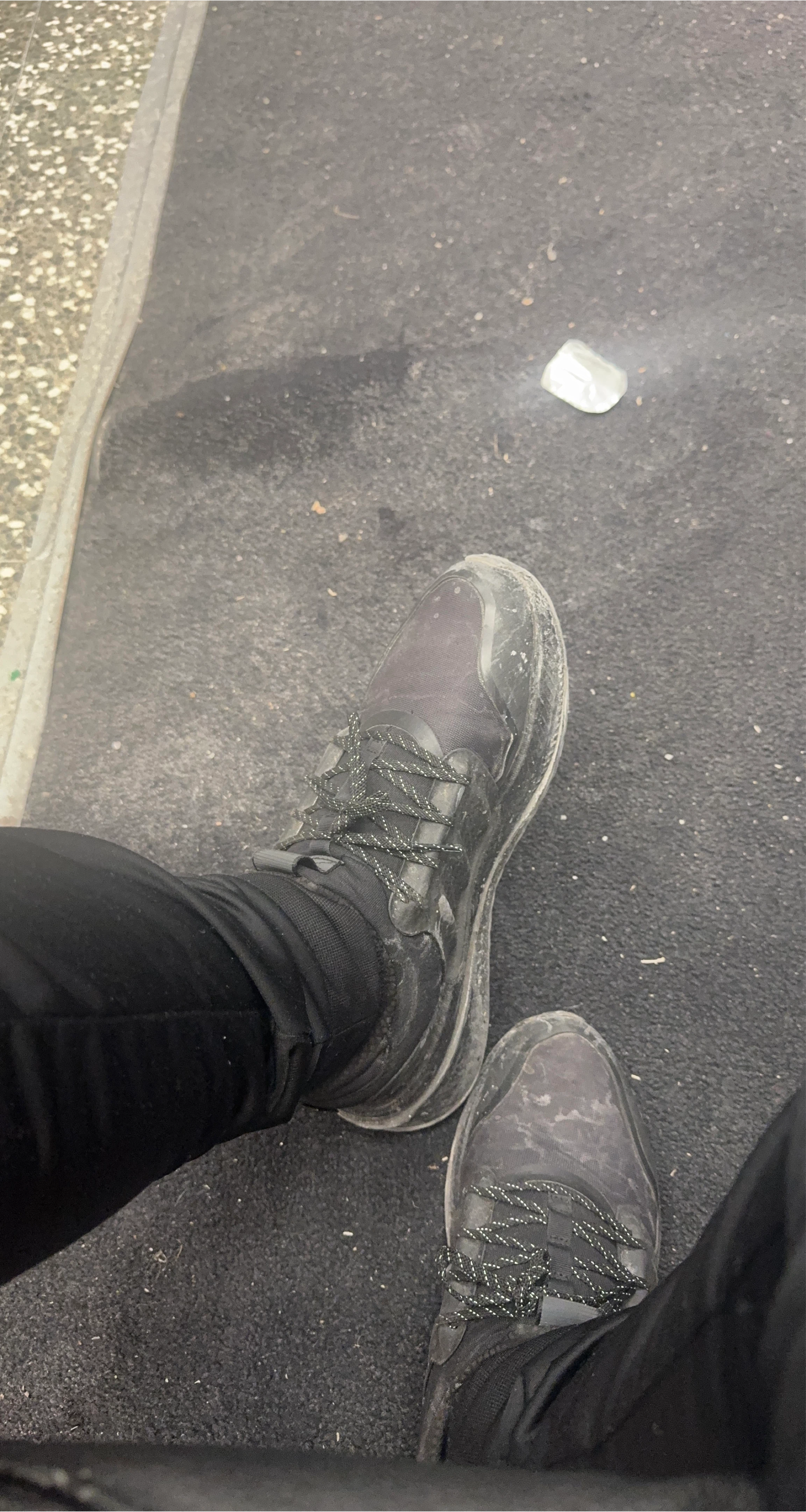 Black Nike sneakers