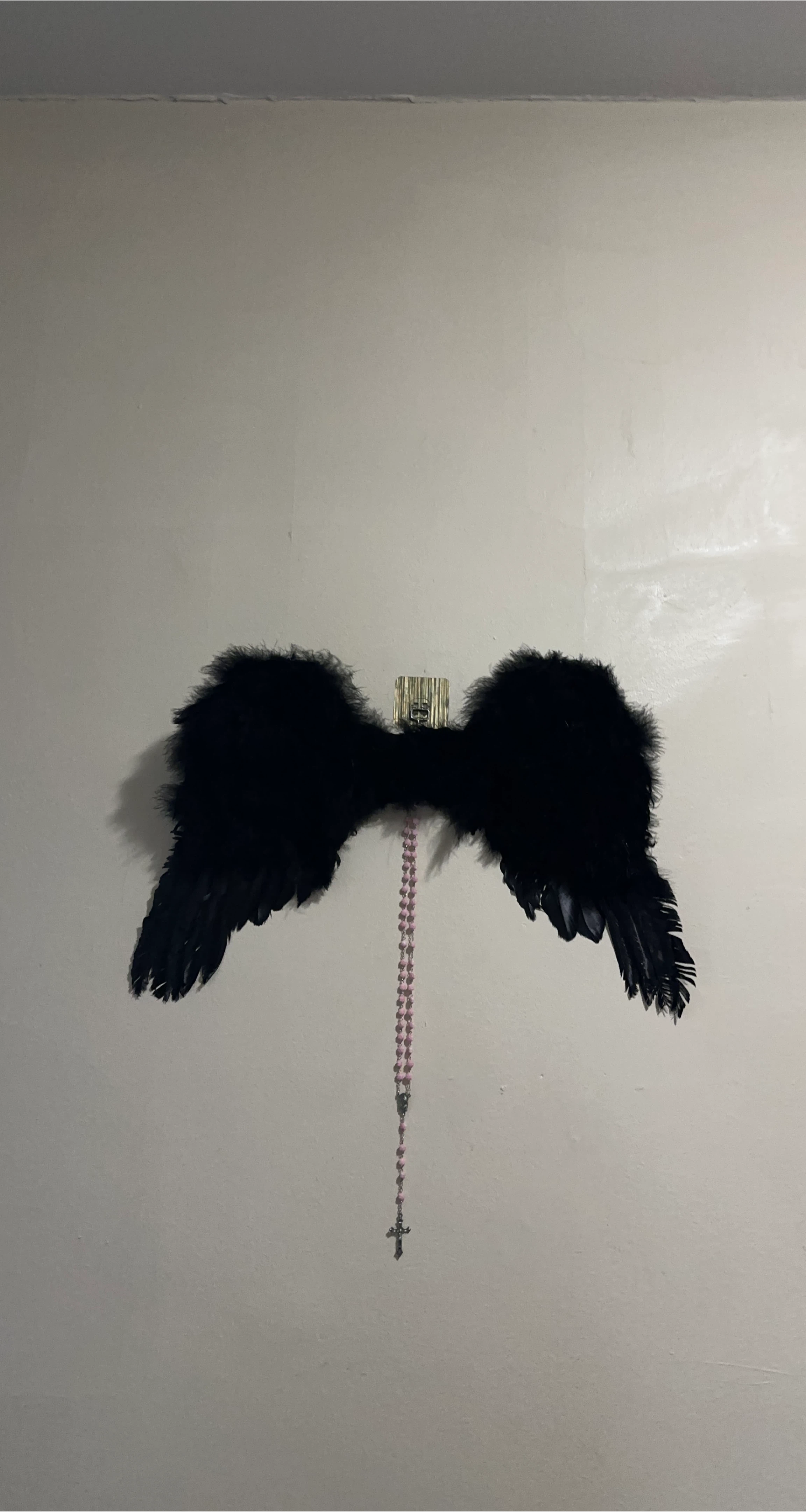 Black Angel Wings Wall Decor