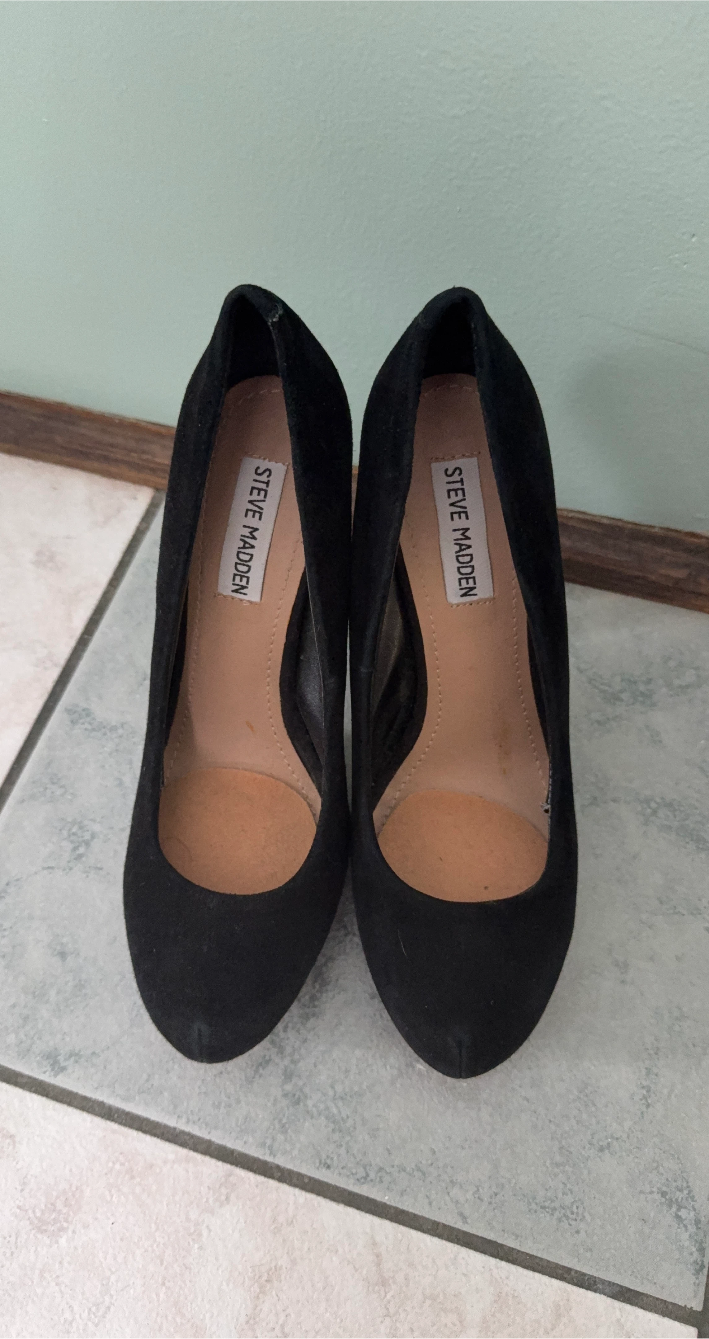 Steve Madden Black Heels