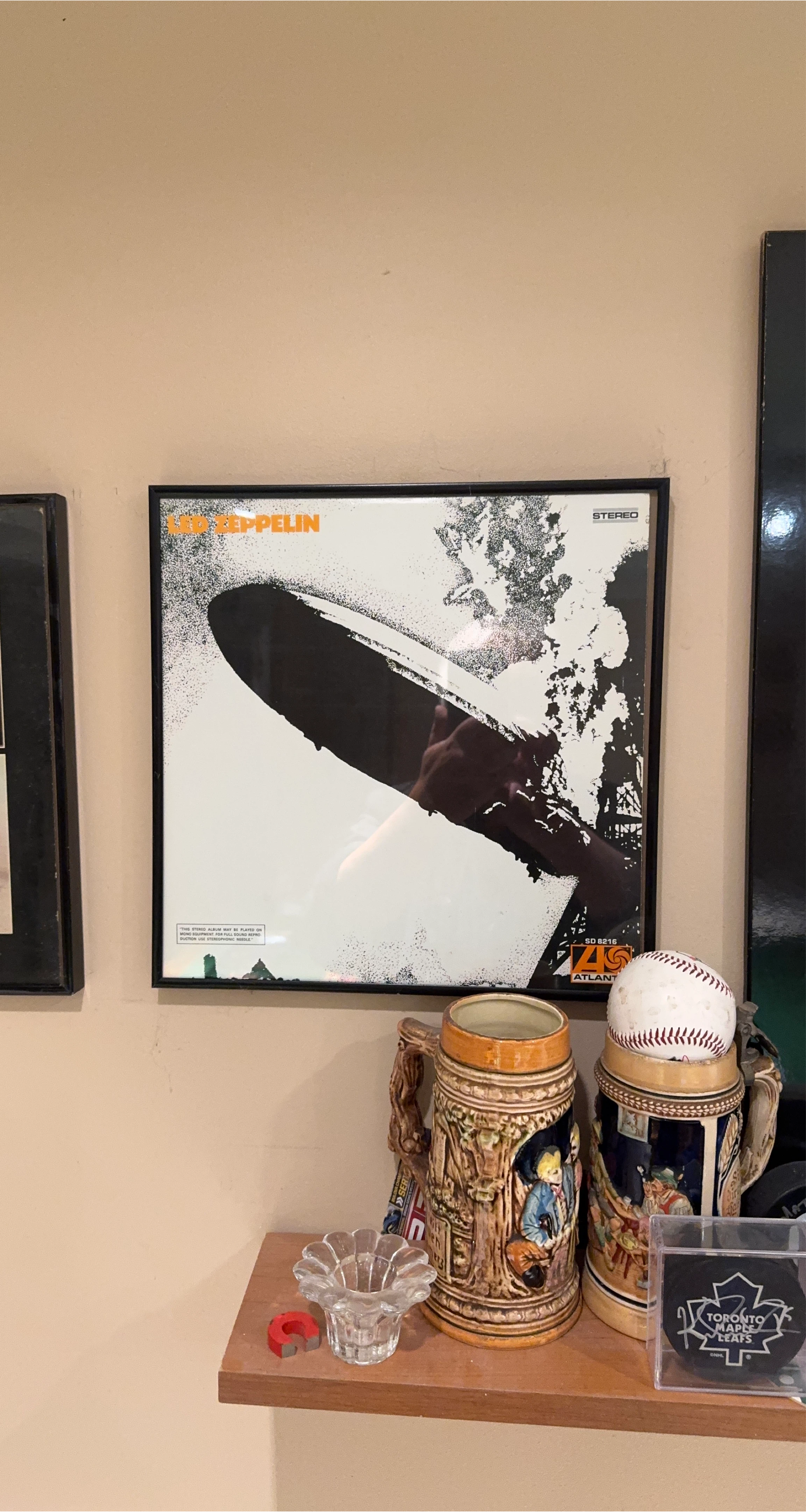 Led Zeppelin Framed Album Art