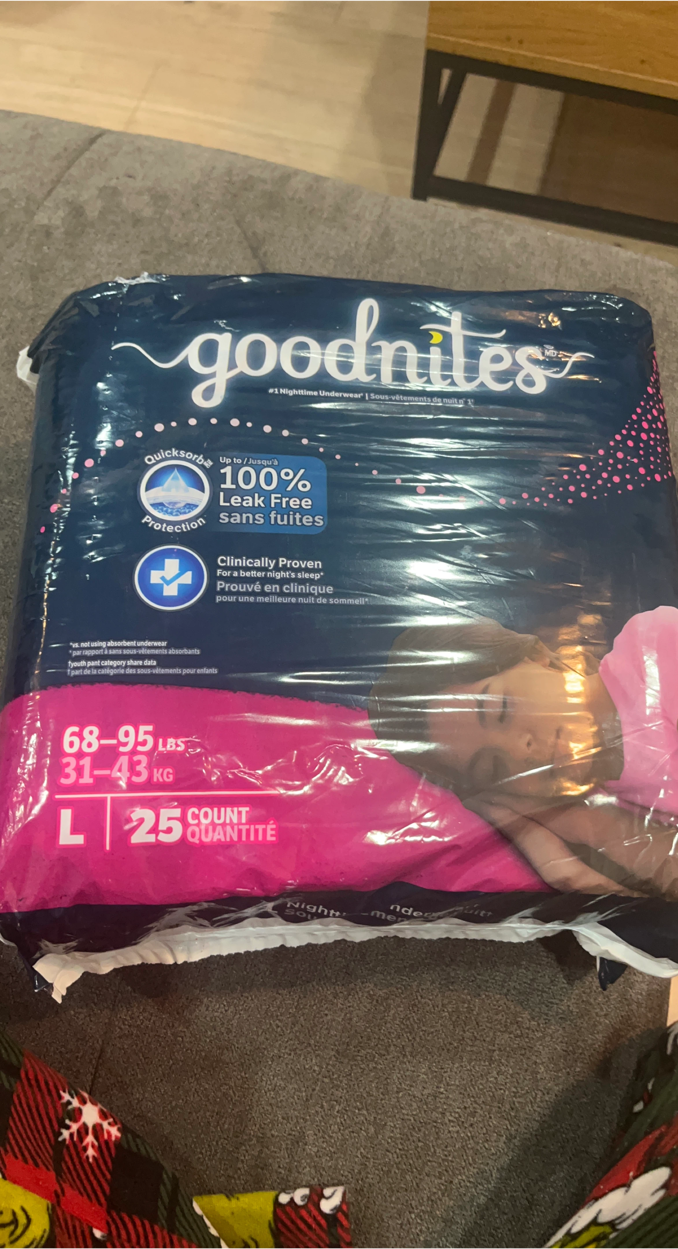 Goodnites L (68-95 lbs) - 25 Count