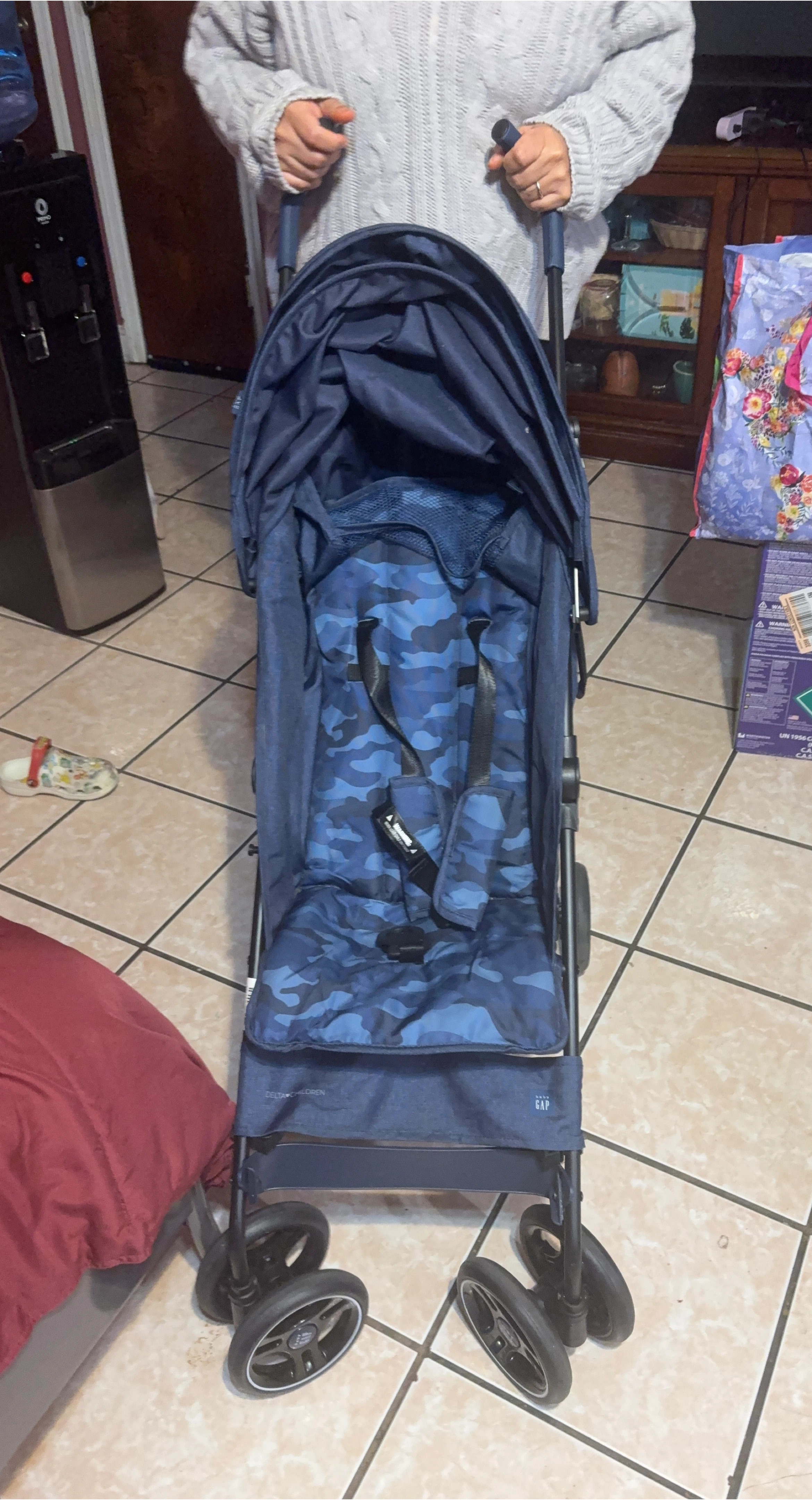 GAP Blue Camo Stroller