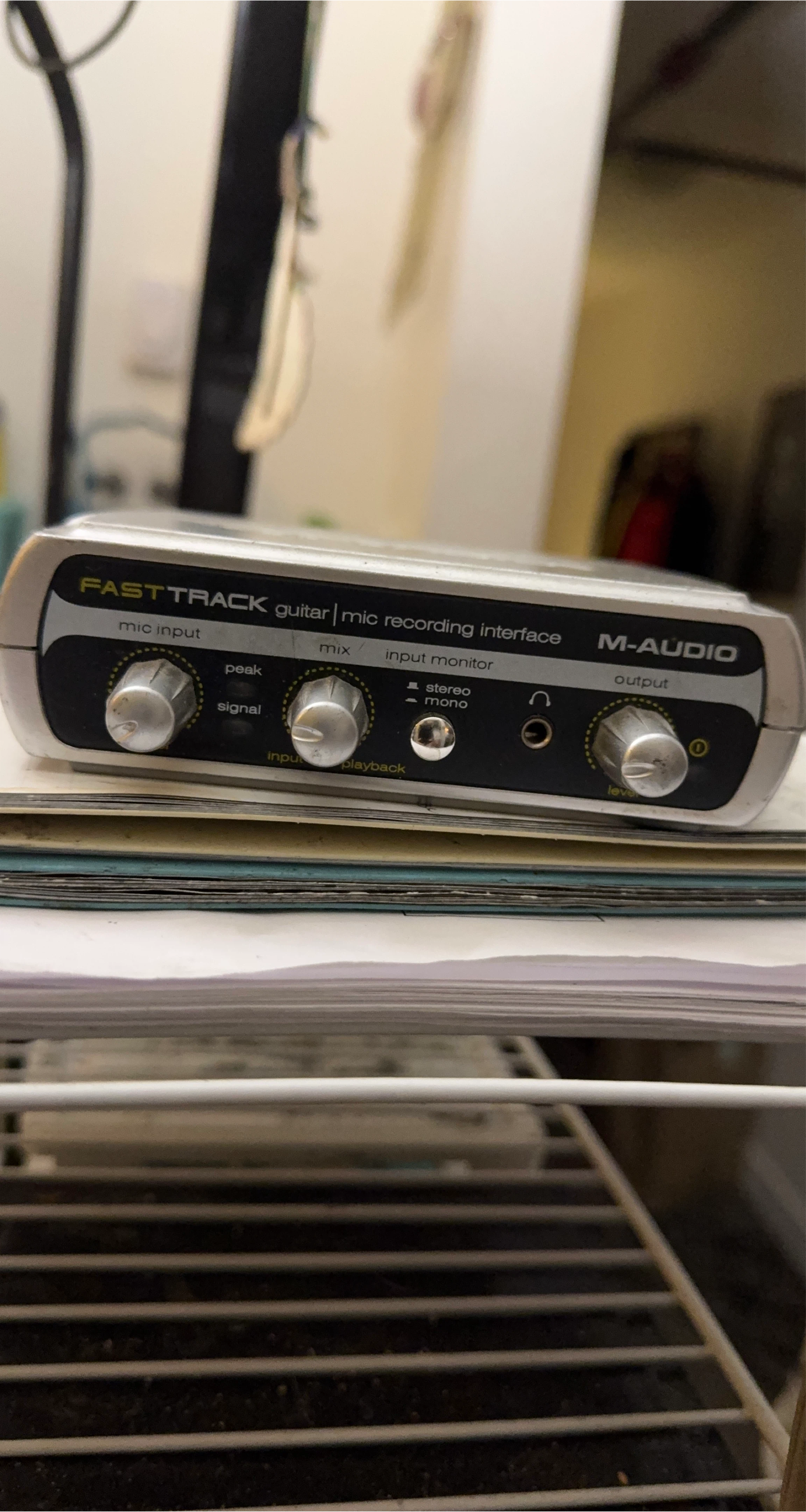 M-Audio Fast Track Guitar Mic Recording Interface