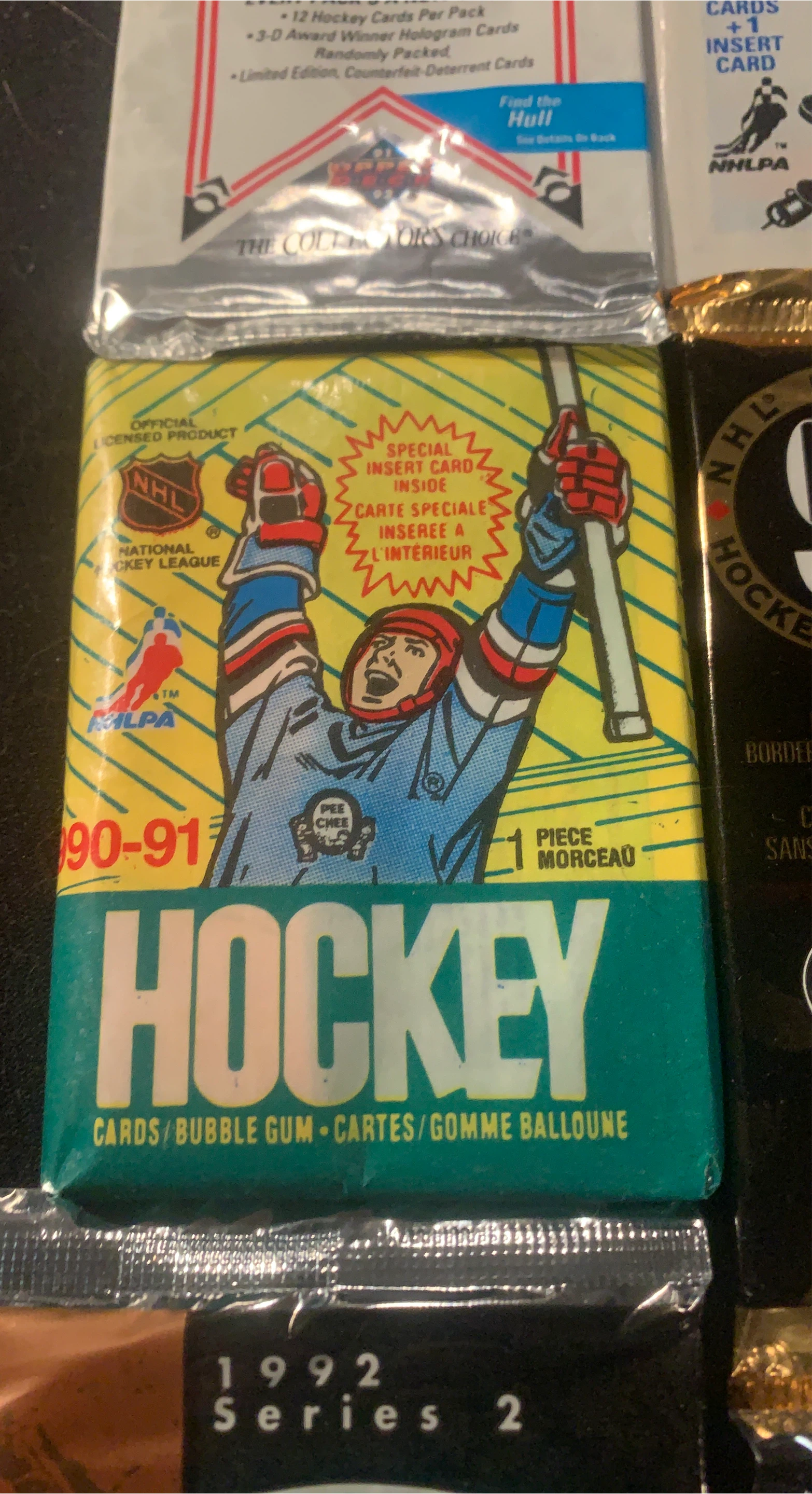 Vintage 90-91 NHL Hockey Cards Pack