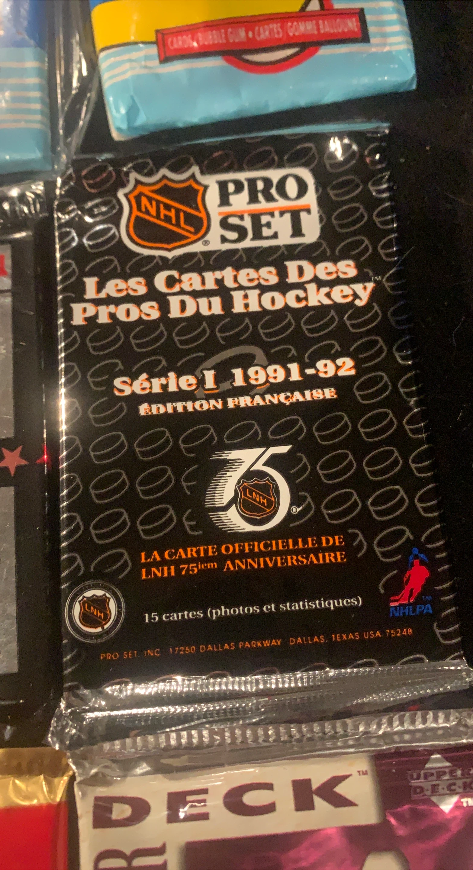 NHL Pro Set 1991-92 Hockey Cards - French Edition