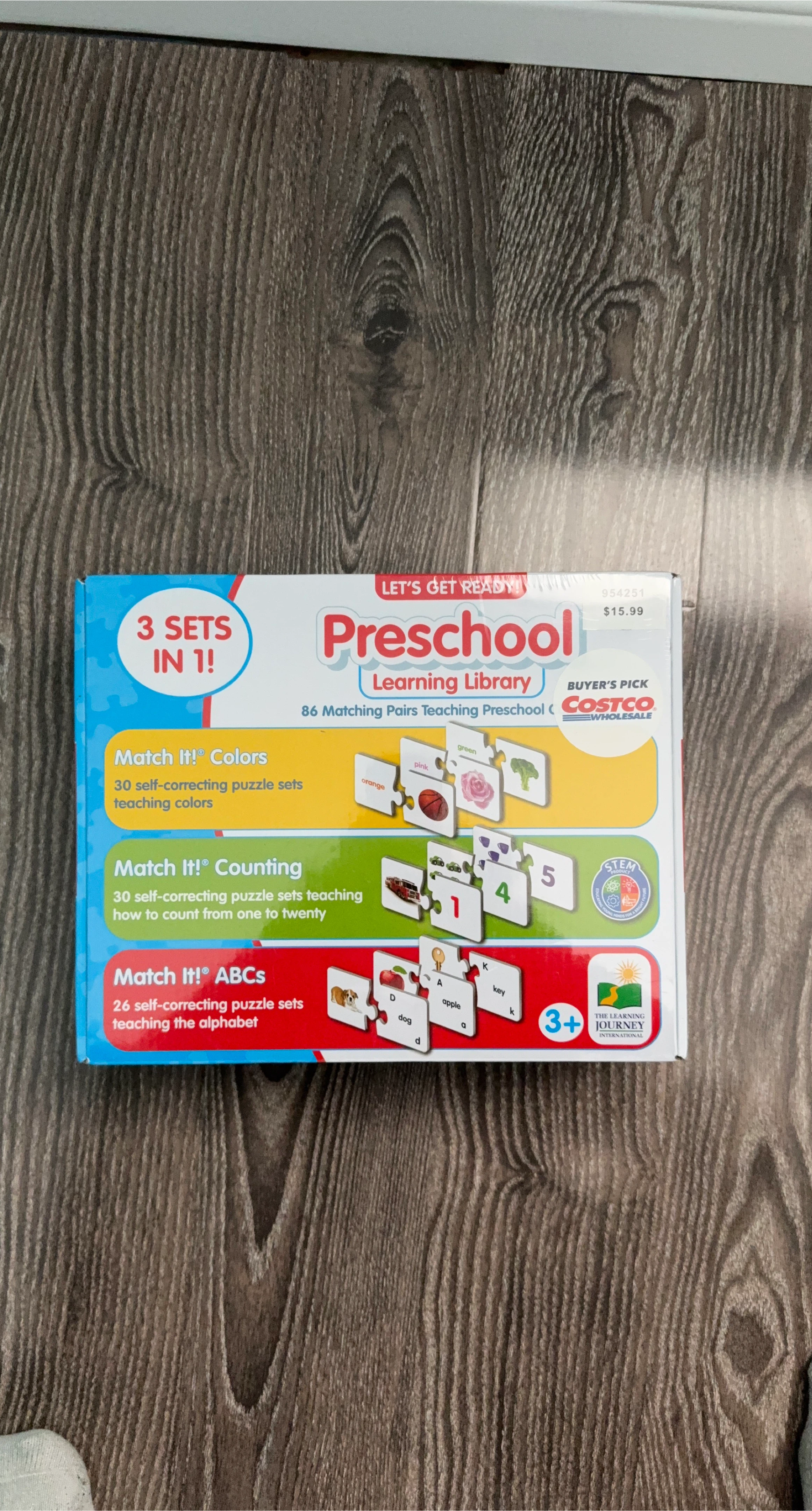Preschool Learning Library 3 Sets in 1