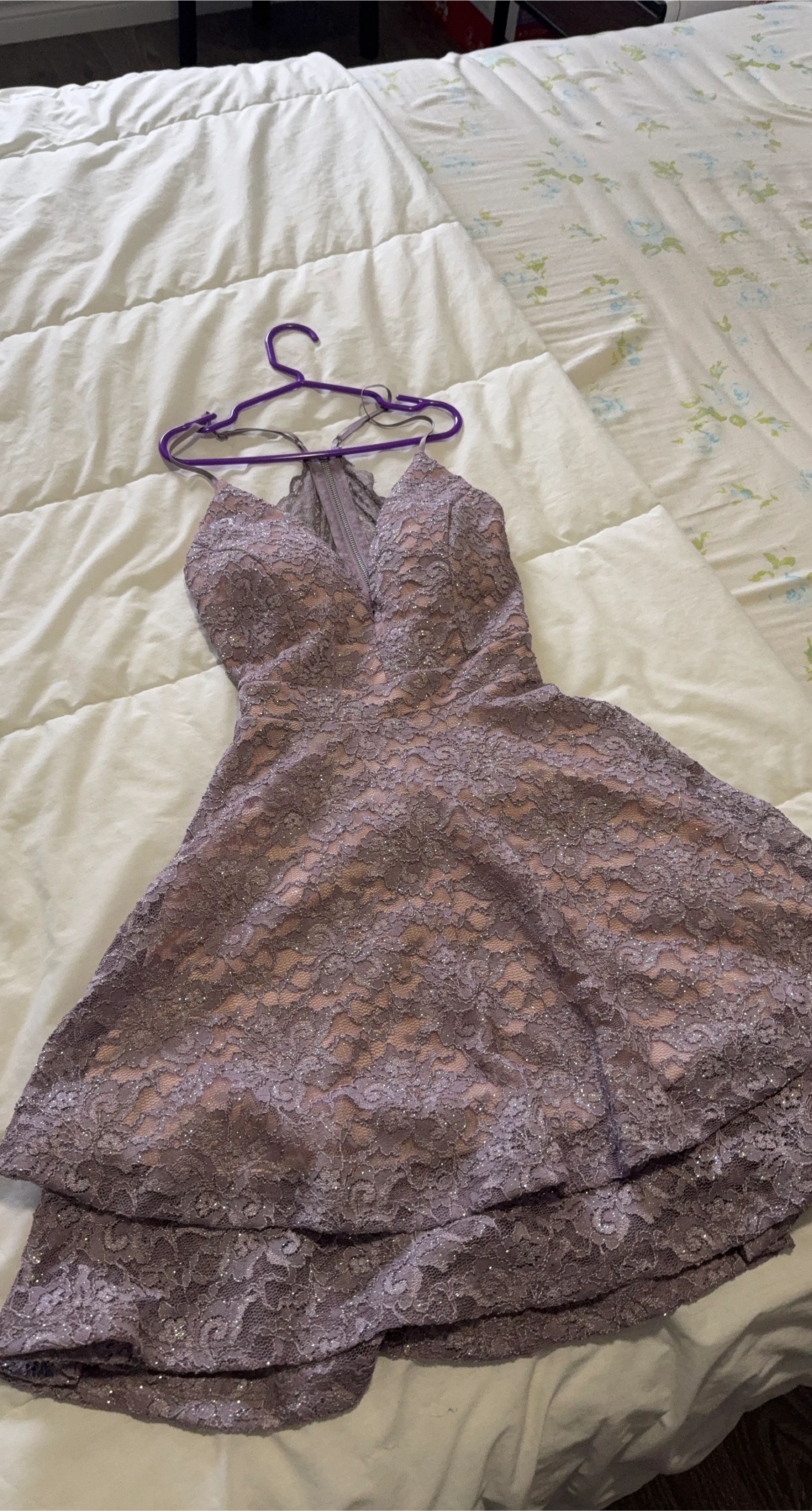 Emerald Sundae Dress - Size S Lavender Colour
