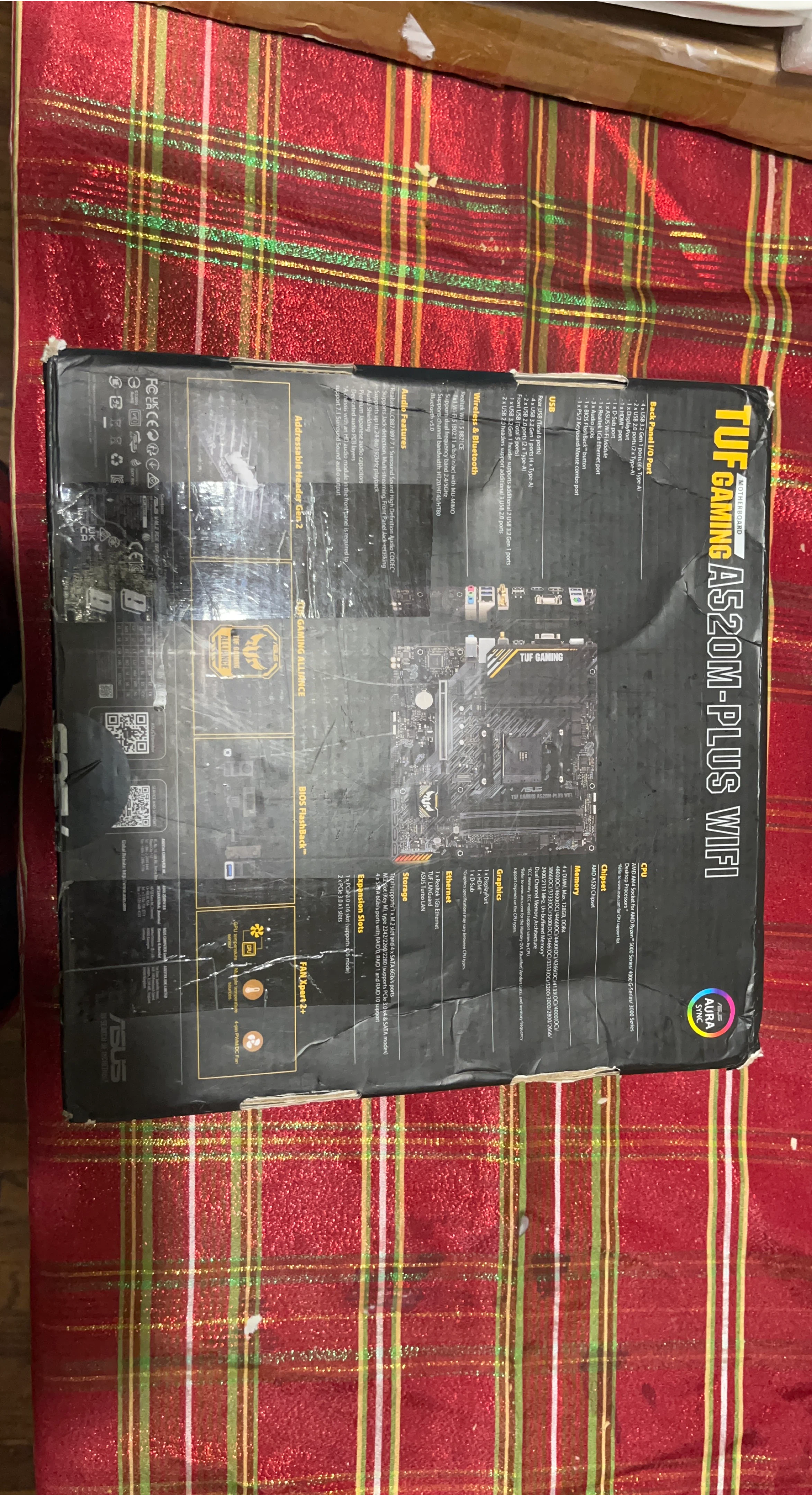 ASUS TUF GAMING A520M-PLUS WIFI Motherboard