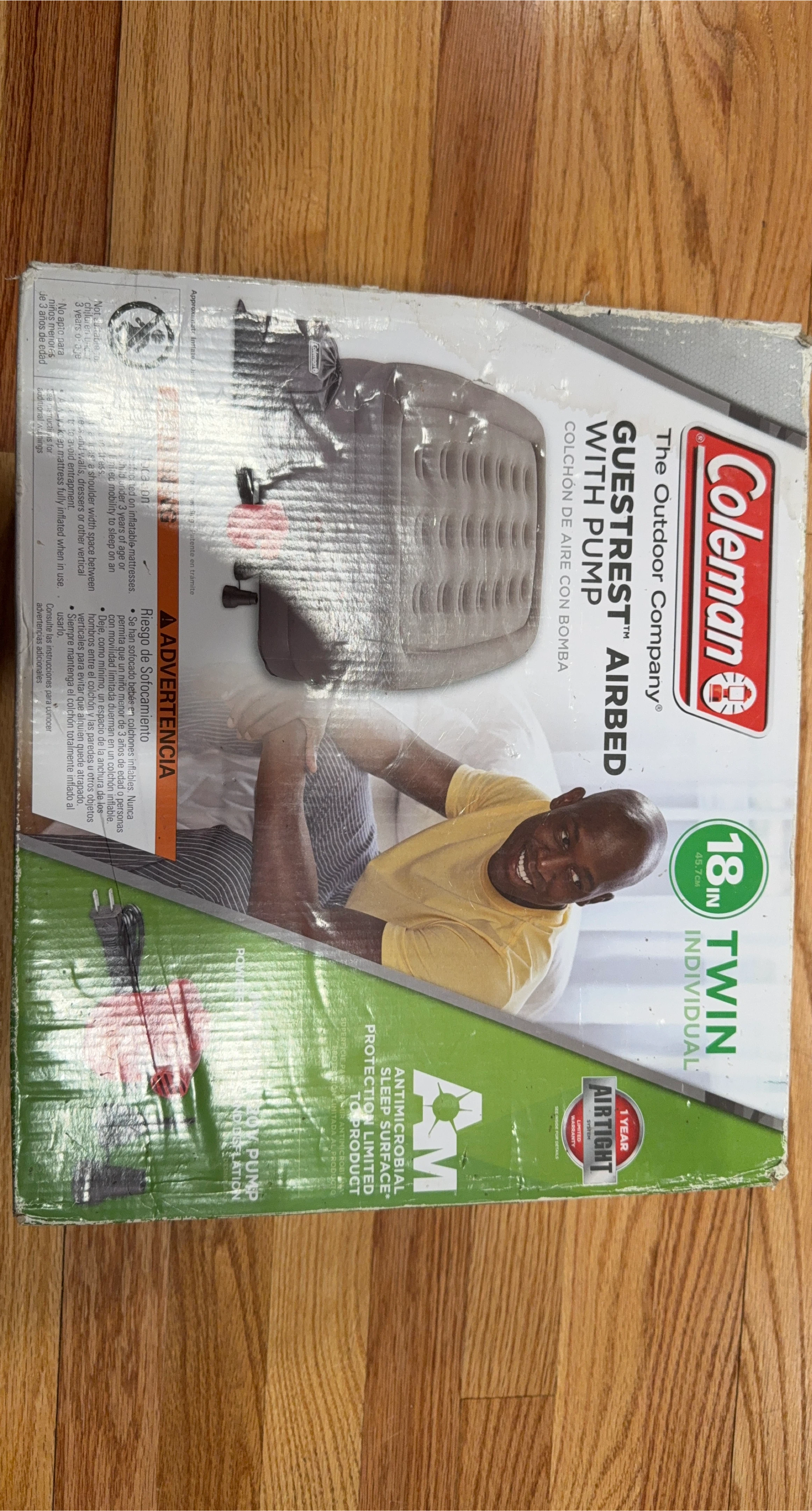 Coleman GuestRest Airbed Twin w/ Pump - 18 in