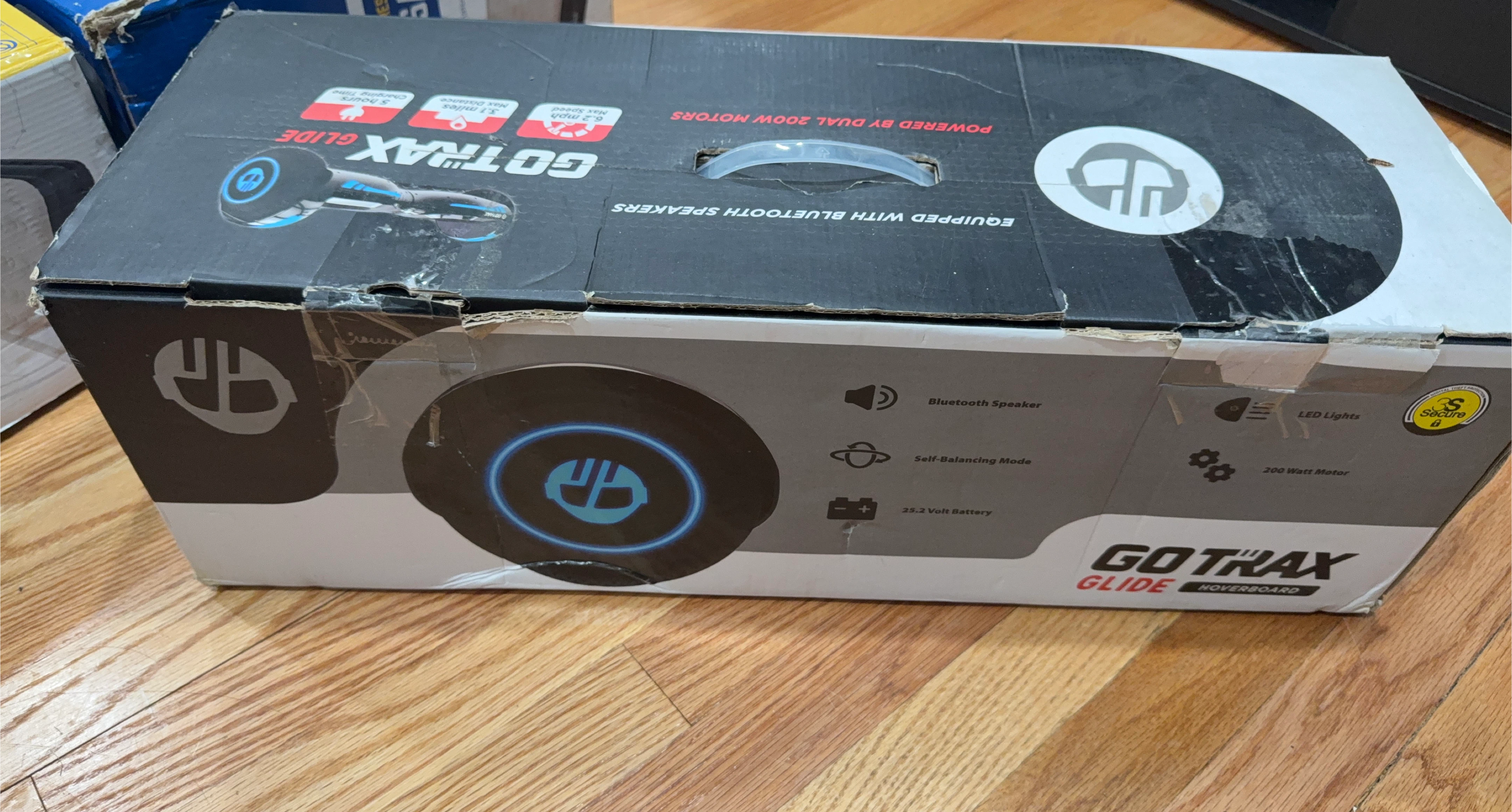 GOTRAX Glide Hoverboard - Teal - Bluetooth Speaker
