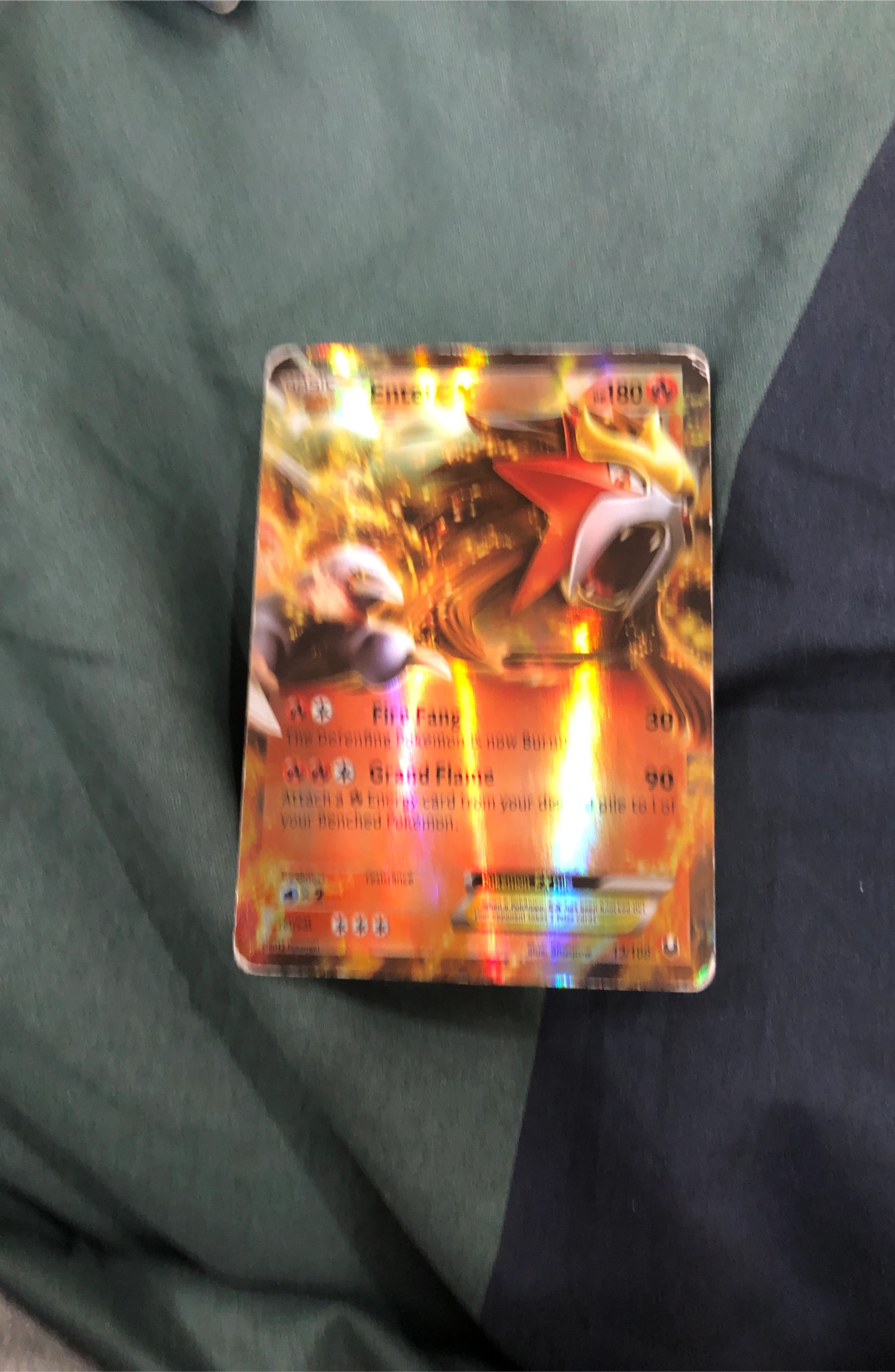 Entei Pokemon Card