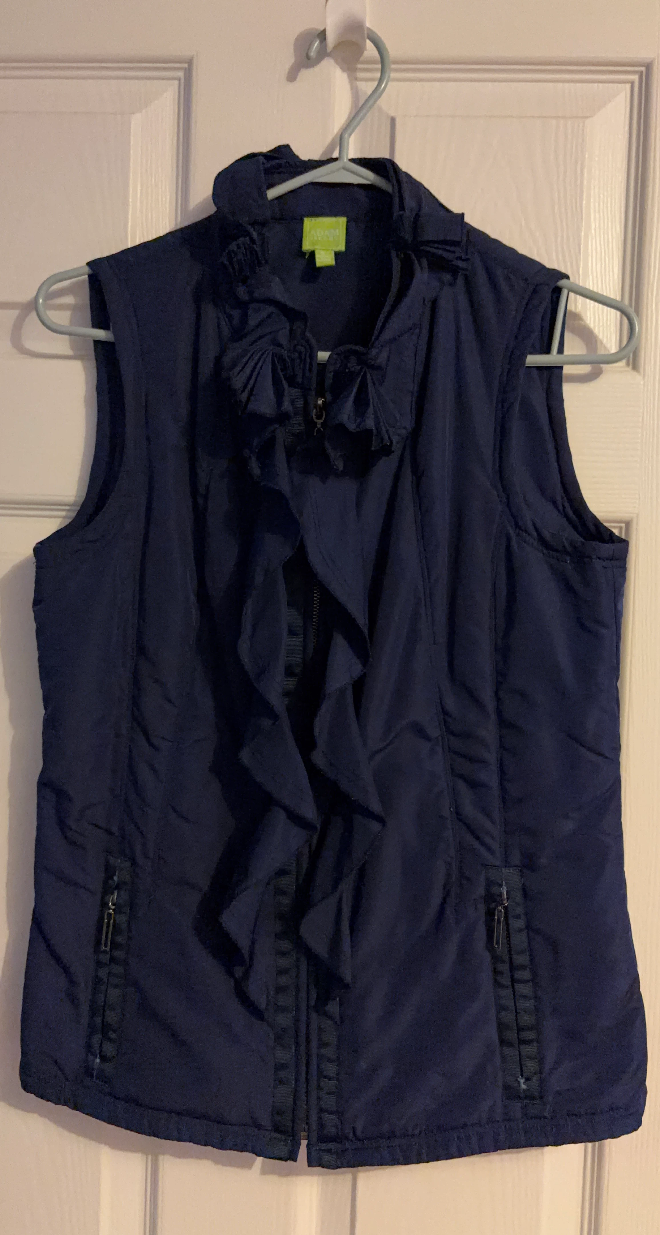 Adam Lippes Navy Blue Vest