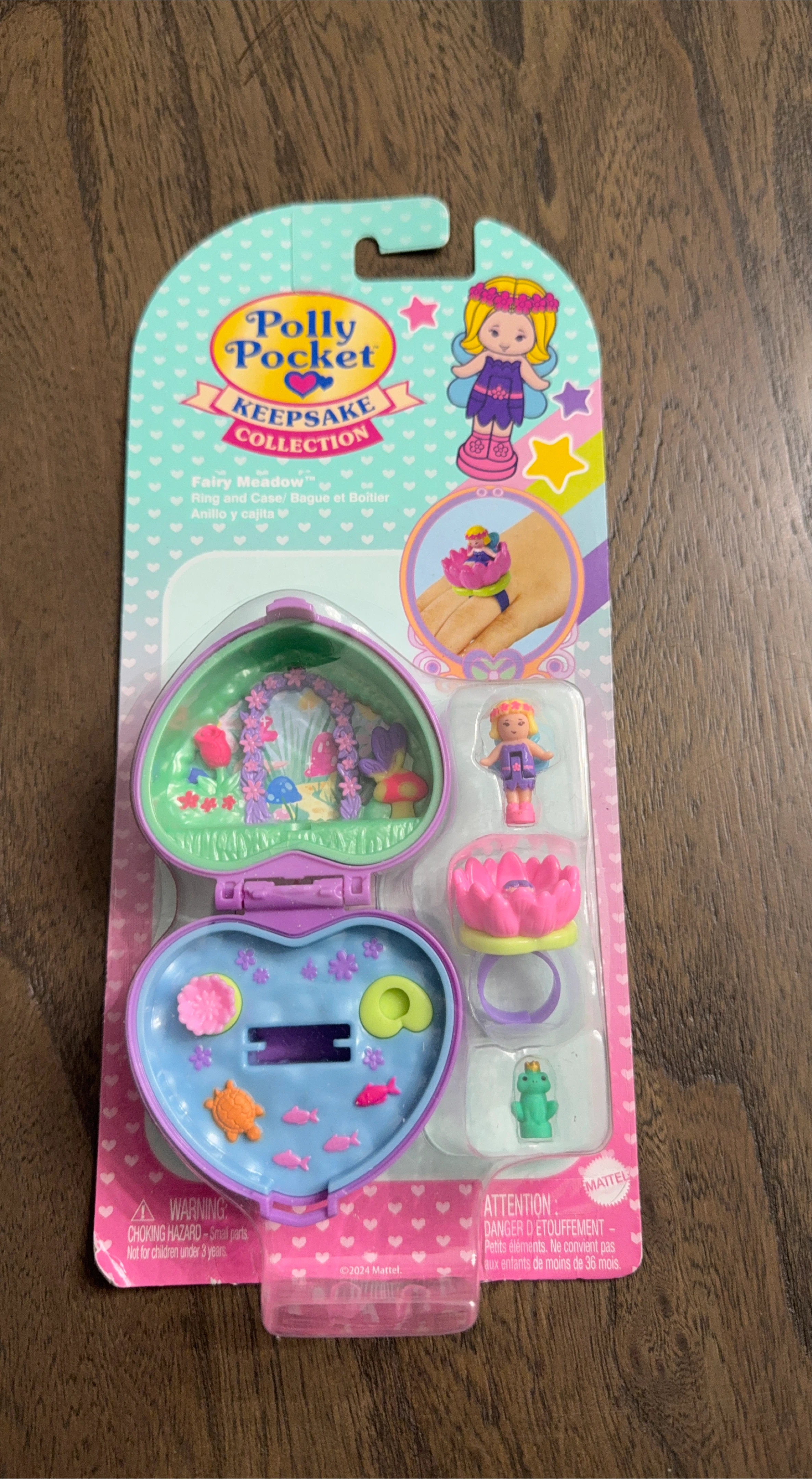 Polly Pocket Keepsake Collection Fairy Meadow Ring