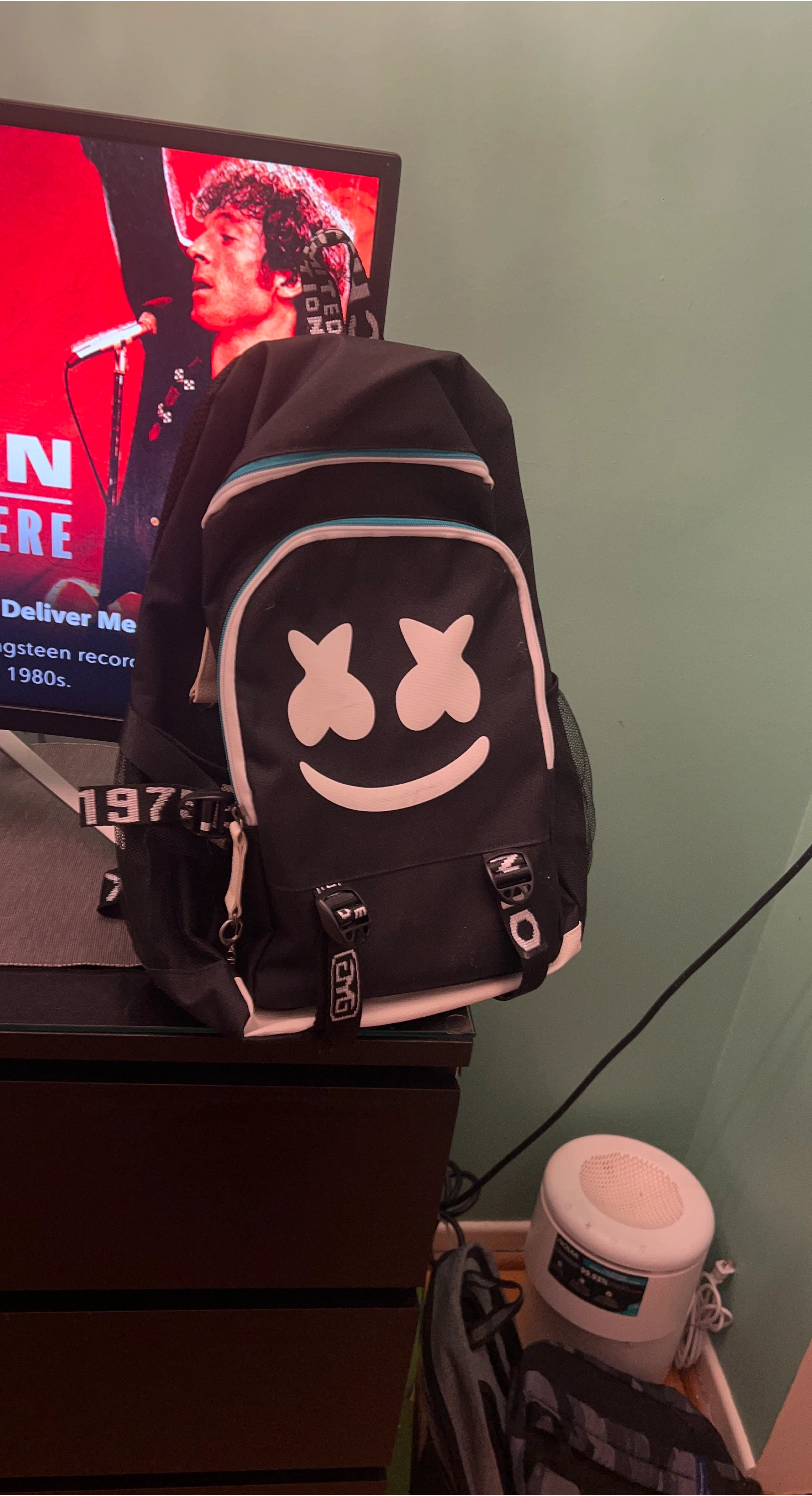 Marshmello Black Backpack