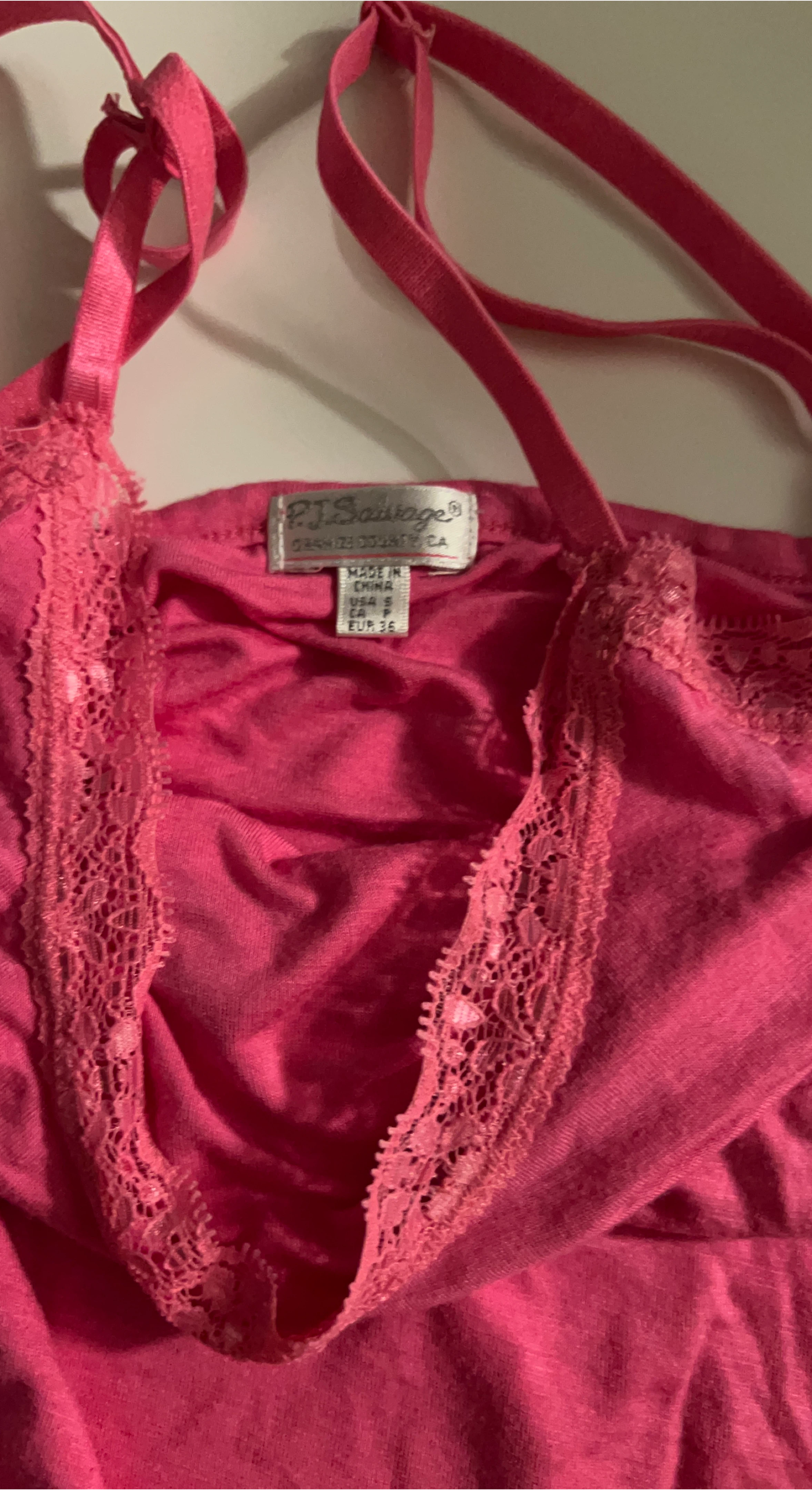PJ Salvage Pink Cami Top - Size Small