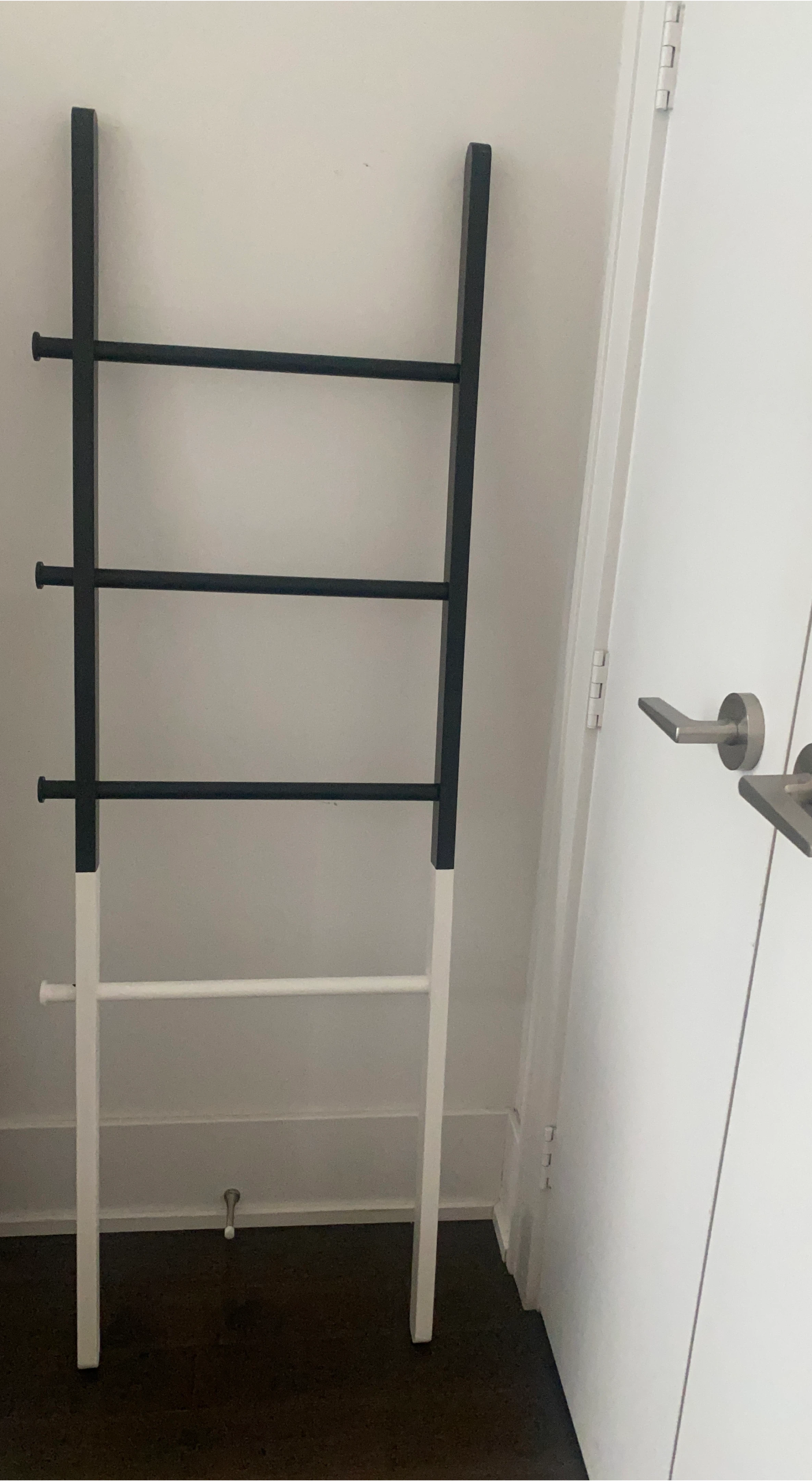 Black and White Decorative Ladder