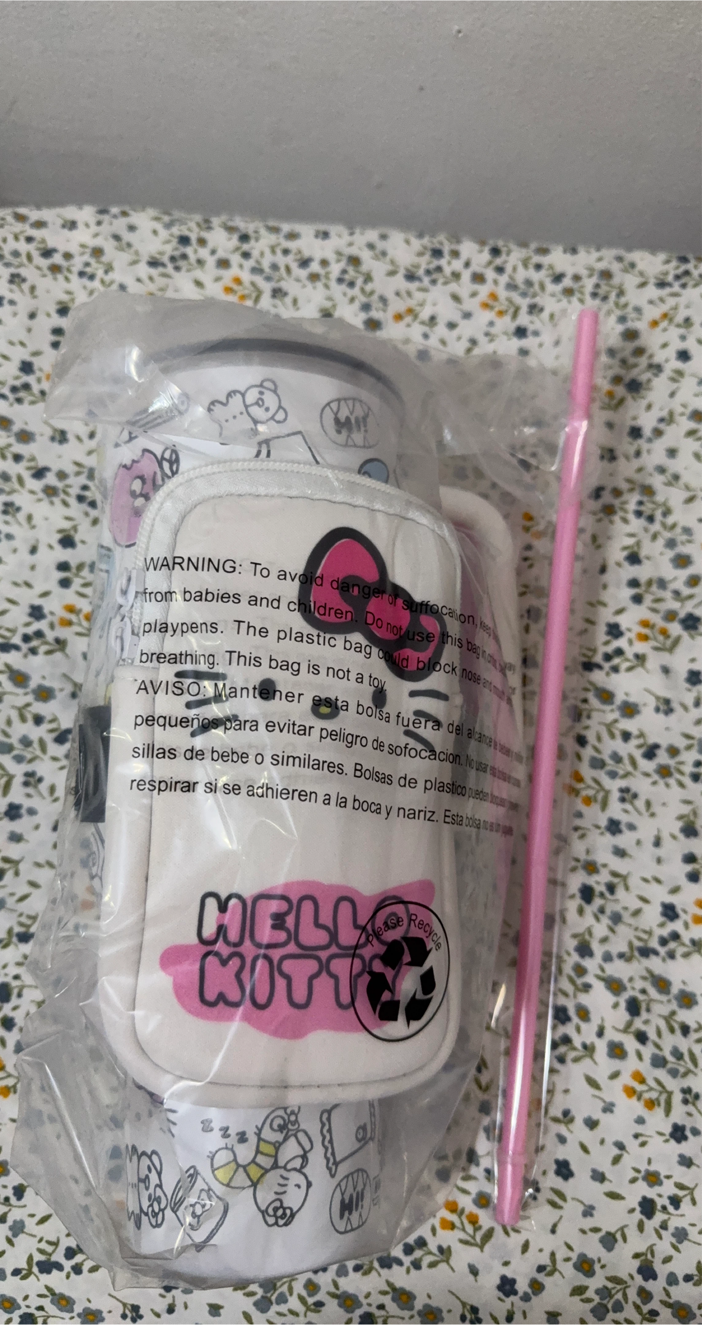 Hello Kitty 40oz Tumbler with Straw - NEW - photo 2